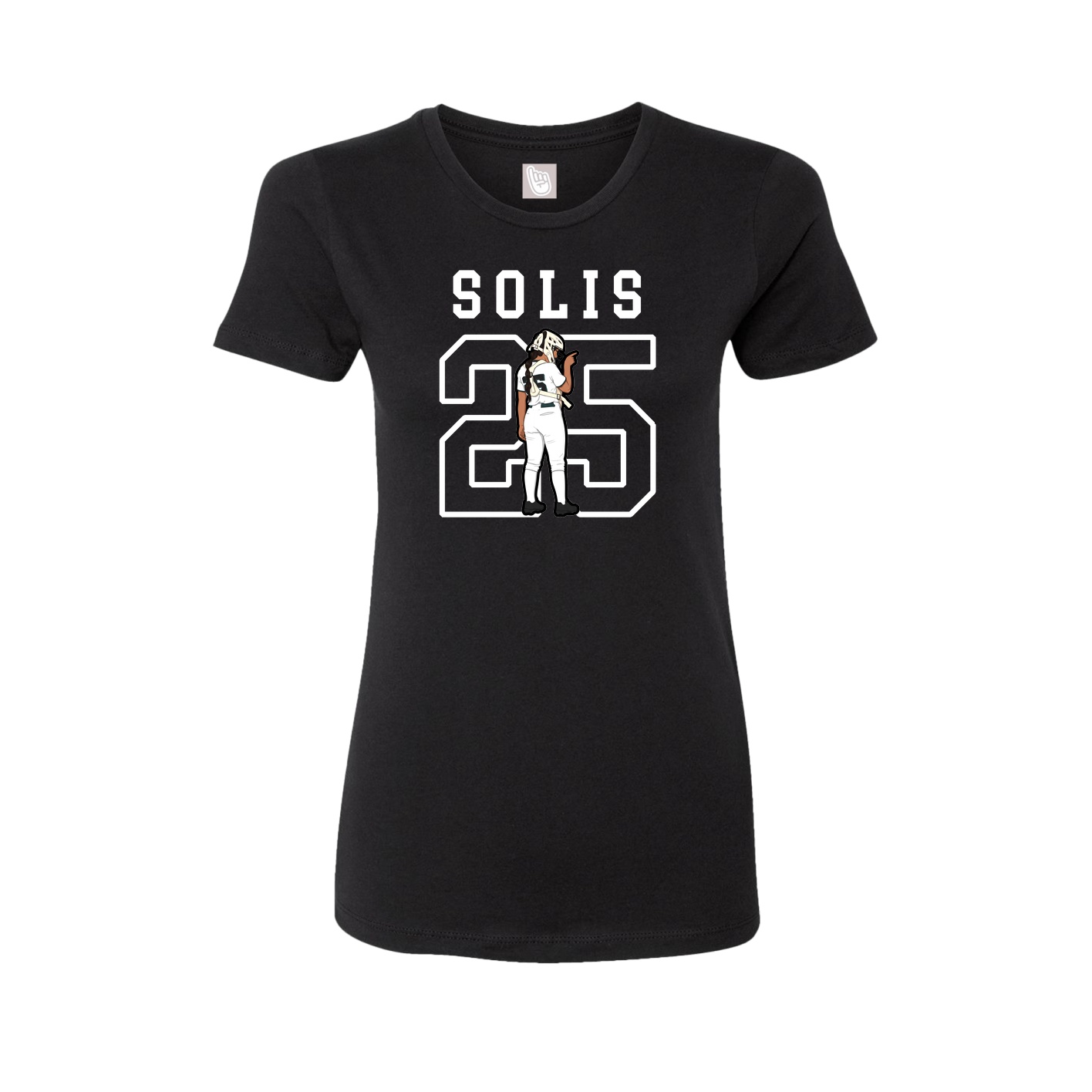 Fitted Women's Tee — Shirsey in Black