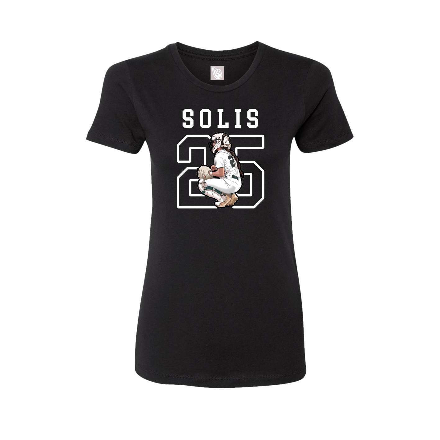 Fitted Women's Tee — Shirsey in Black
