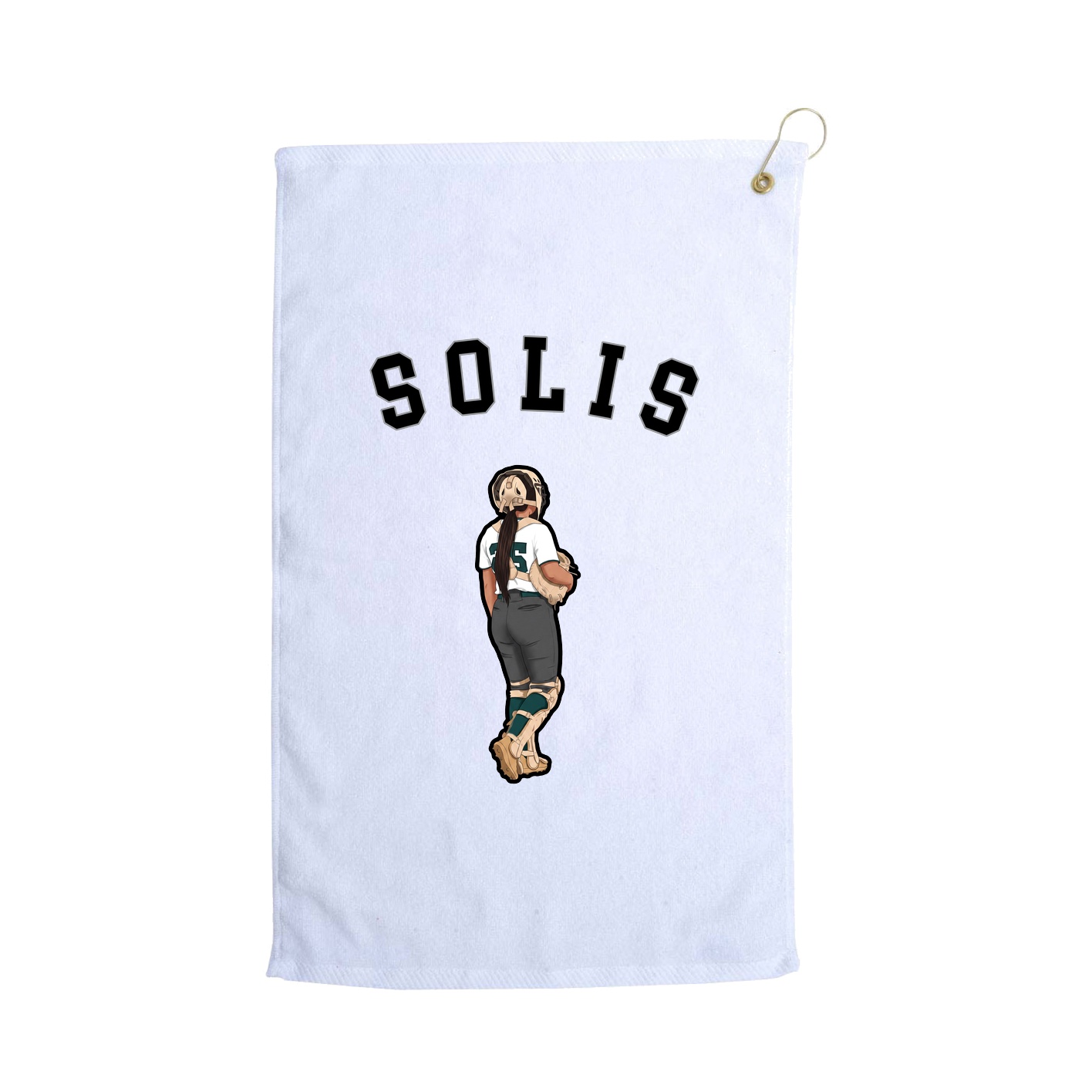 Golf Towel — Shirsey Arch in White