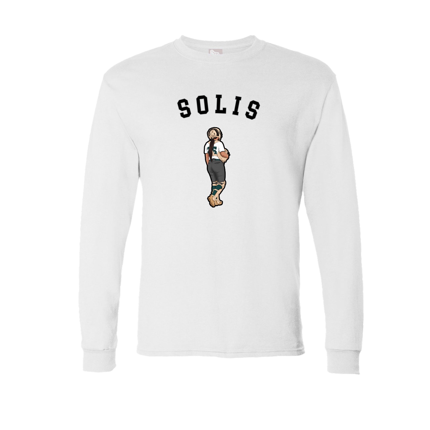 Long Sleeve Tee — Shirsey Arch in White