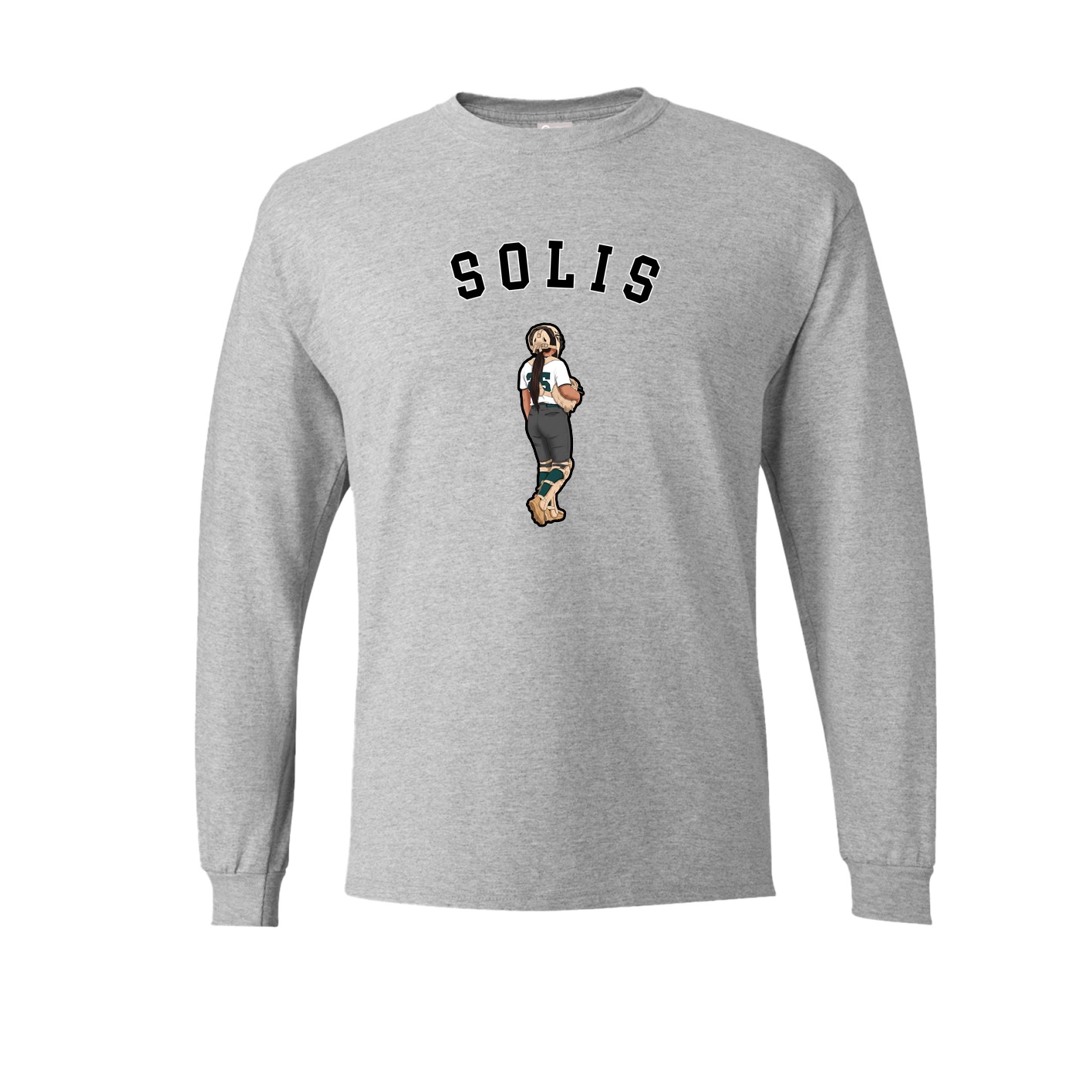 Long Sleeve Tee — Shirsey Arch in Grey