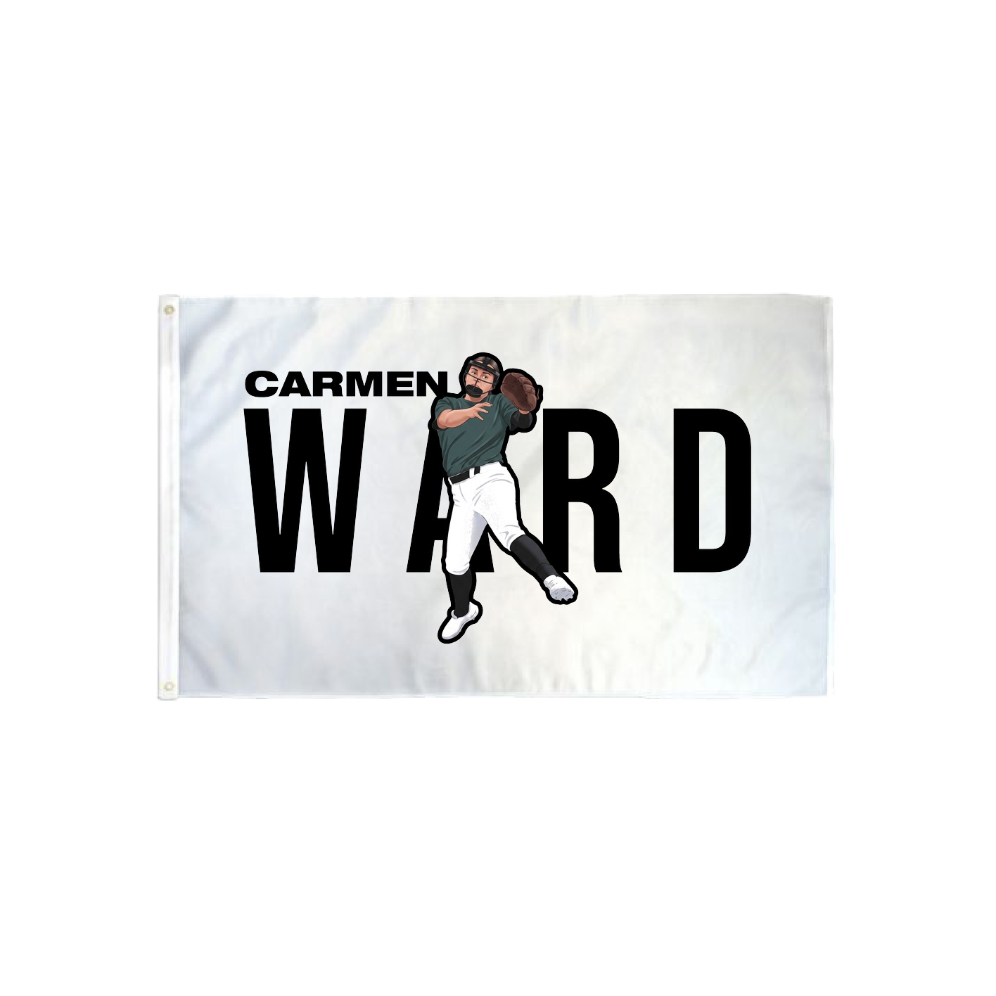 3x5 Flag — Player Name in Classic