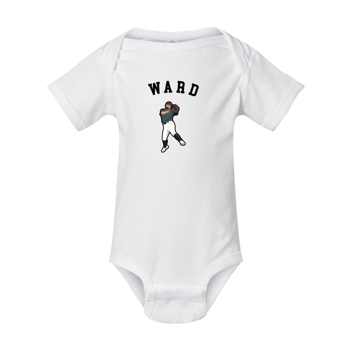 Baby Onesie — Shirsey Arch in White