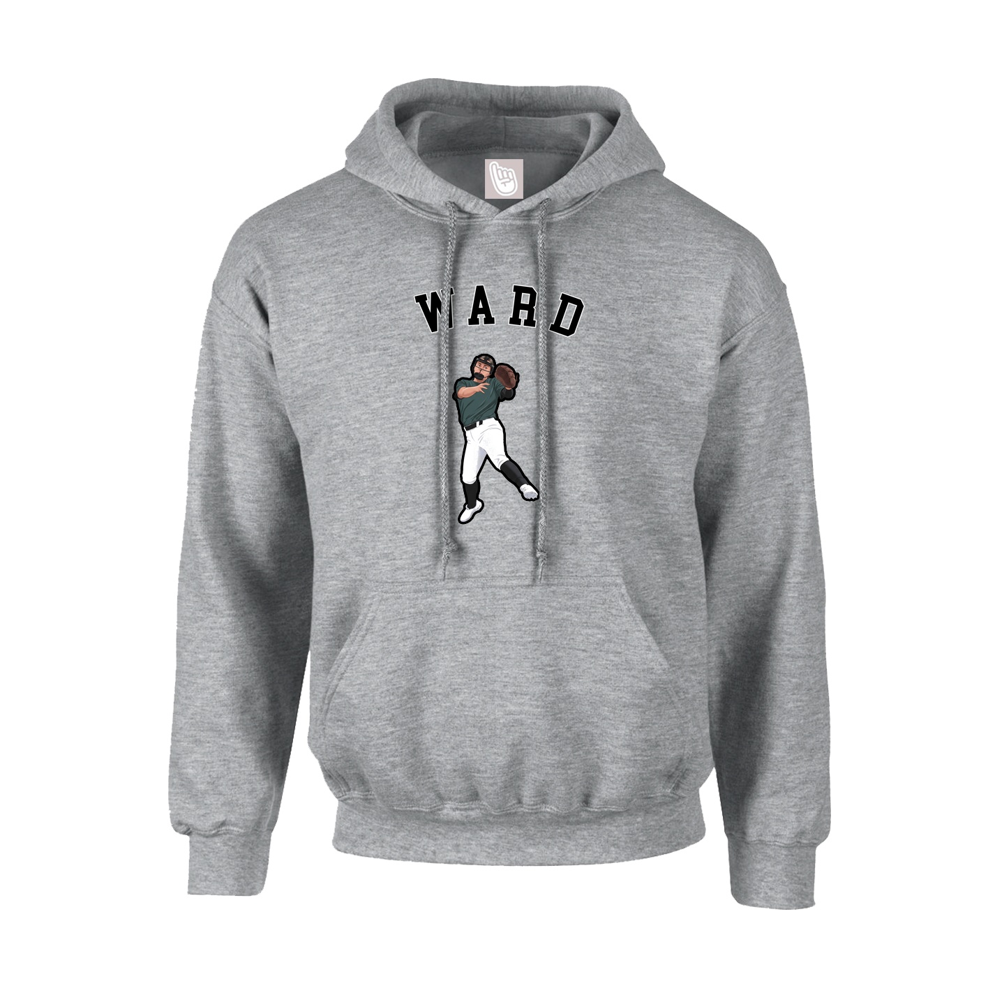 Youth Hoodie — Shirsey Arch in Grey
