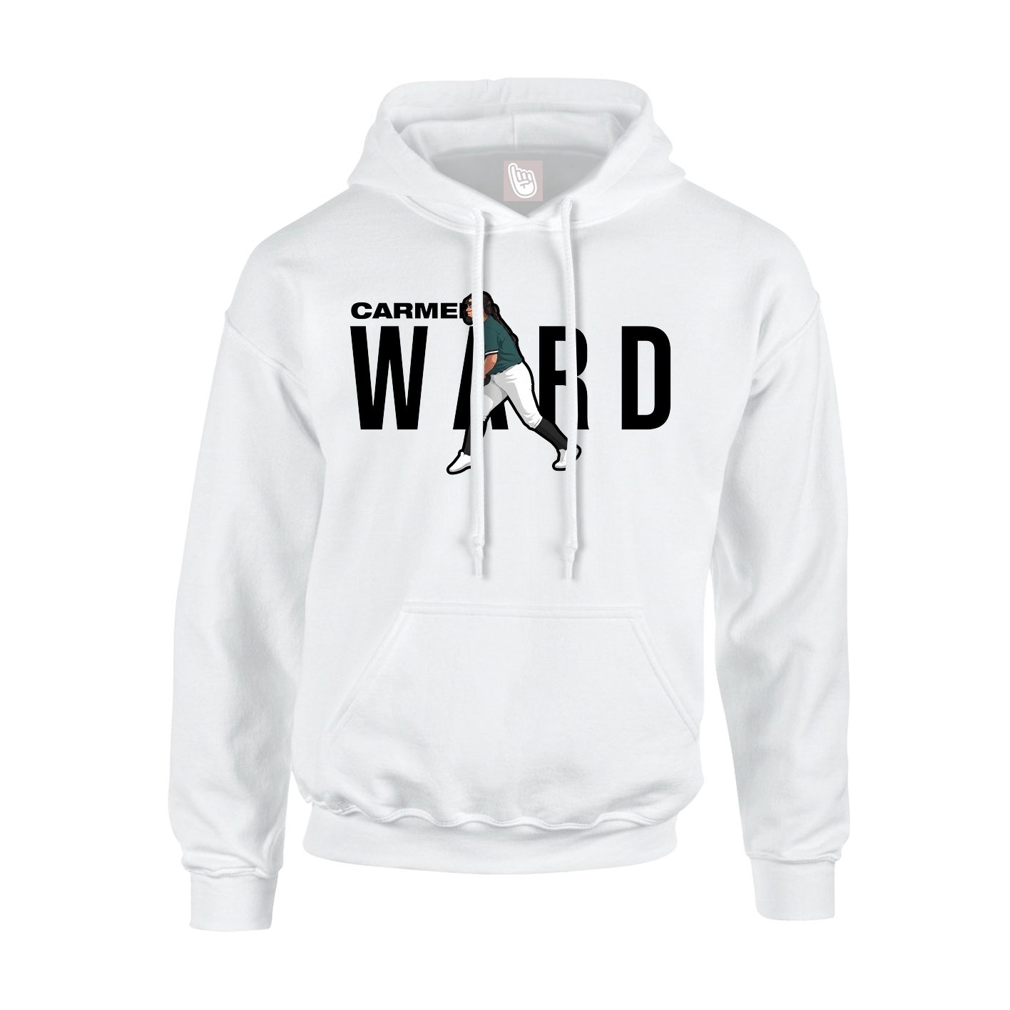 Hoodie — Player Name in White