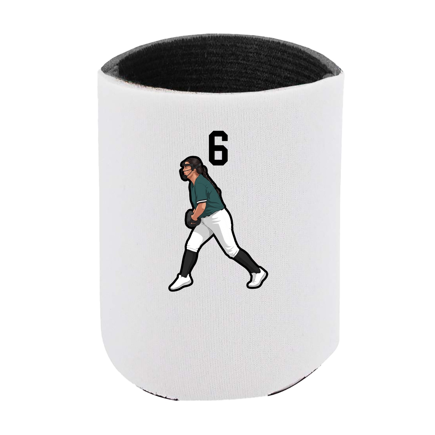 Can Holder — Number Top in White