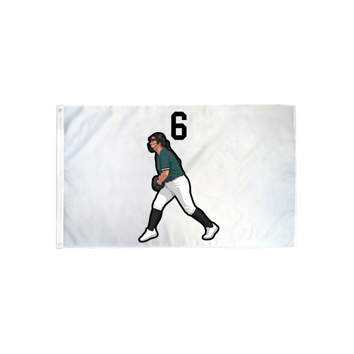 3x5 Flag — Number Top in Classic