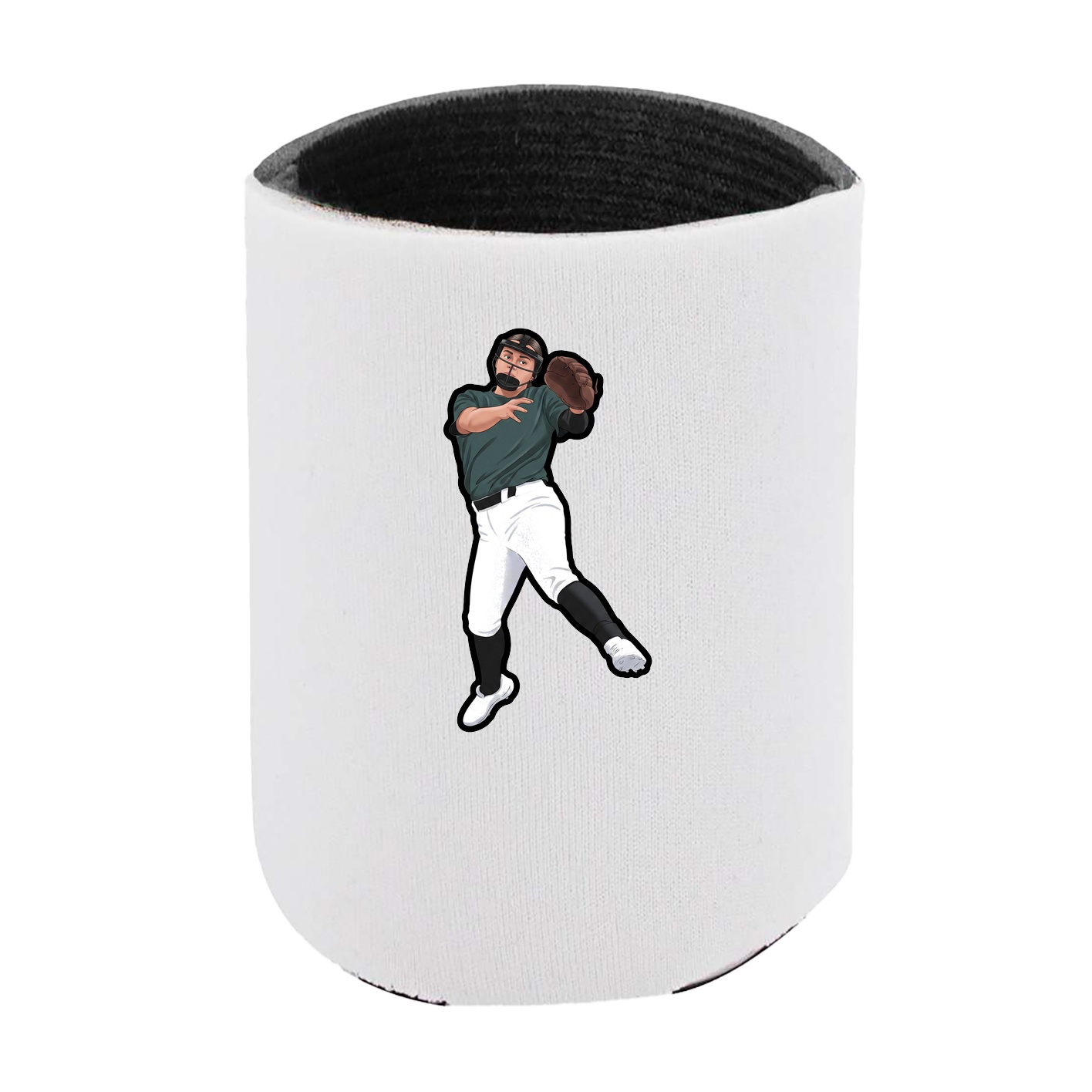Can Holder — Name Vertical in White