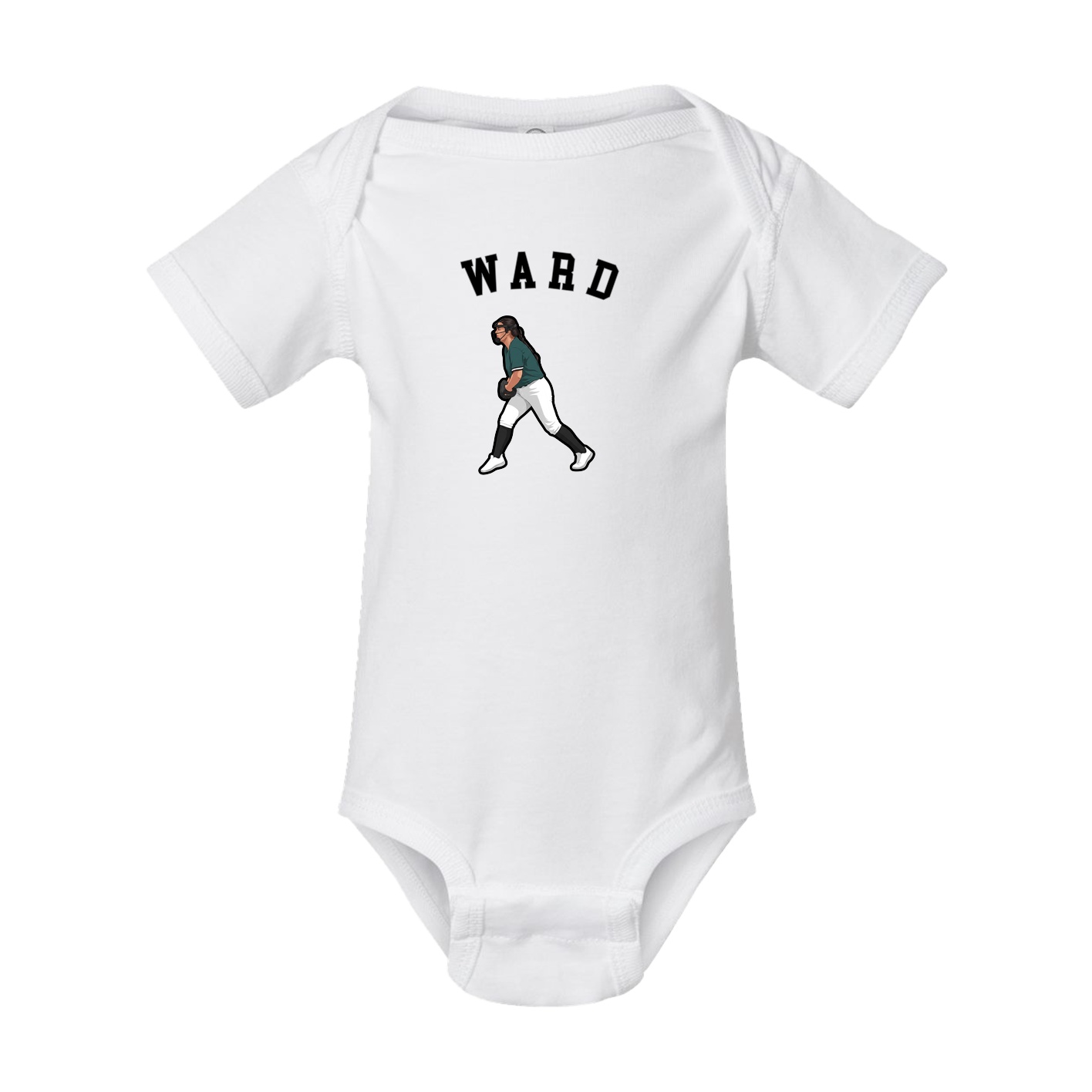 Baby Onesie — Shirsey Arch in White