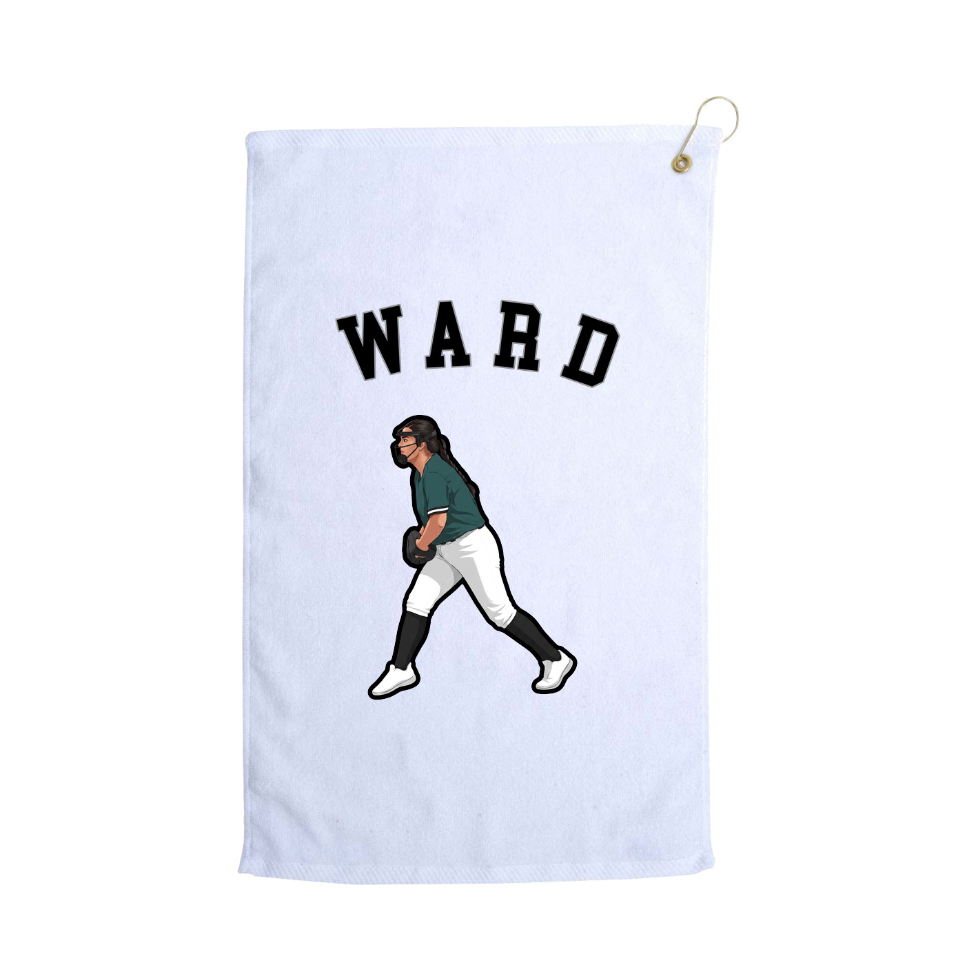 Golf Towel — Shirsey Arch in White