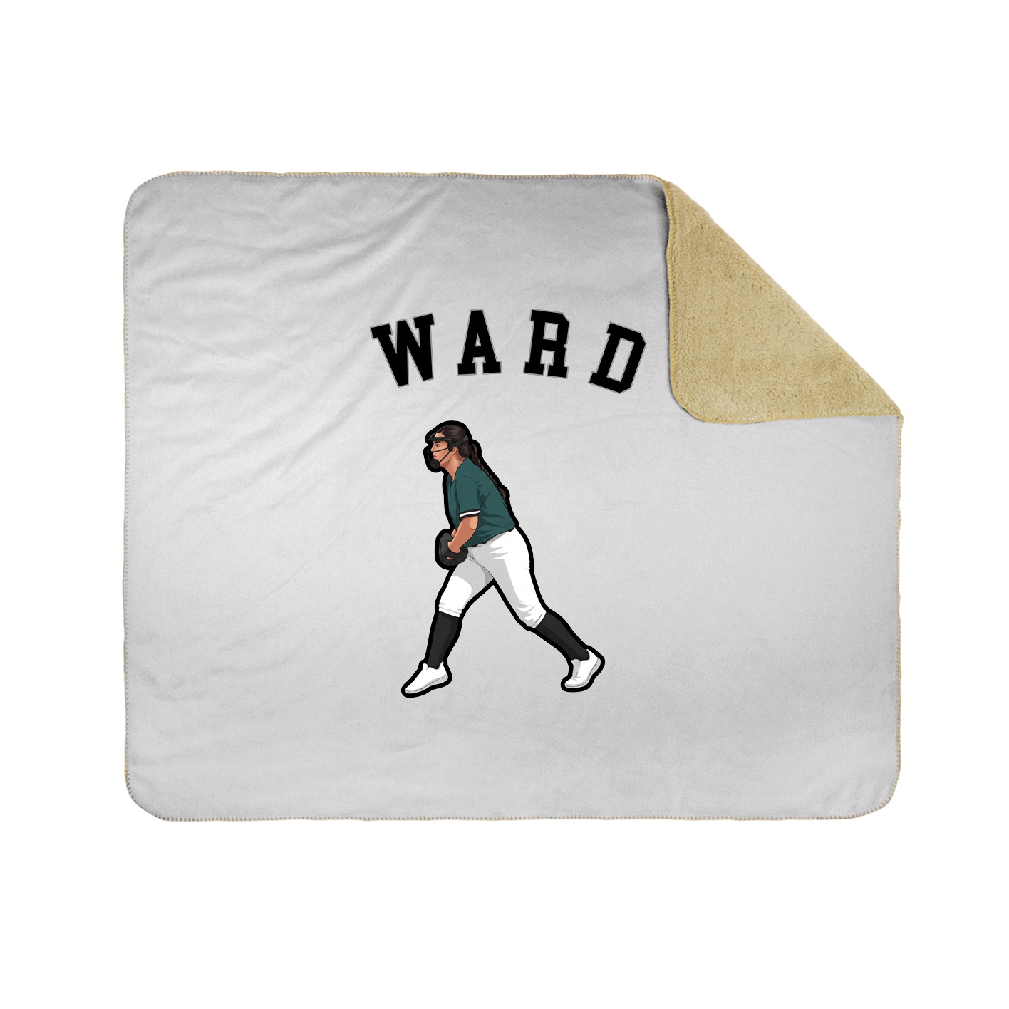 Throw Blanket — Shirsey Arch in White
