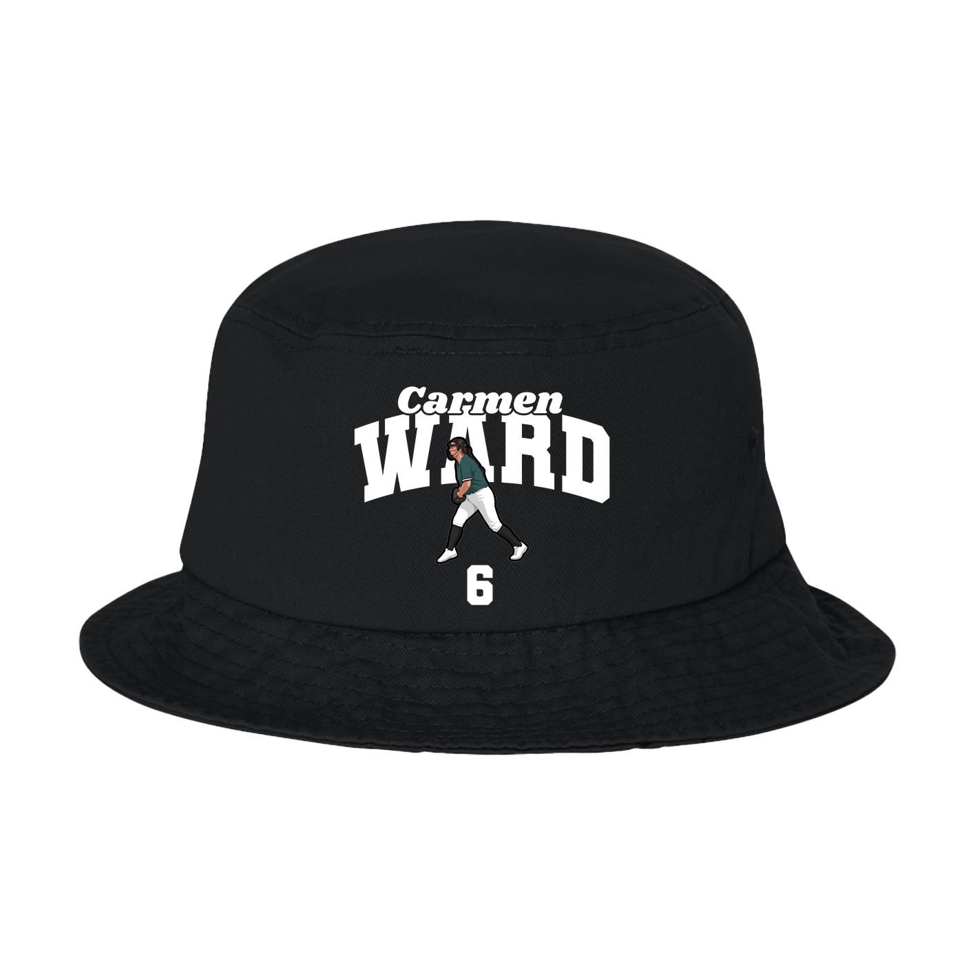 Bucket Cap — Signature Arch in Black