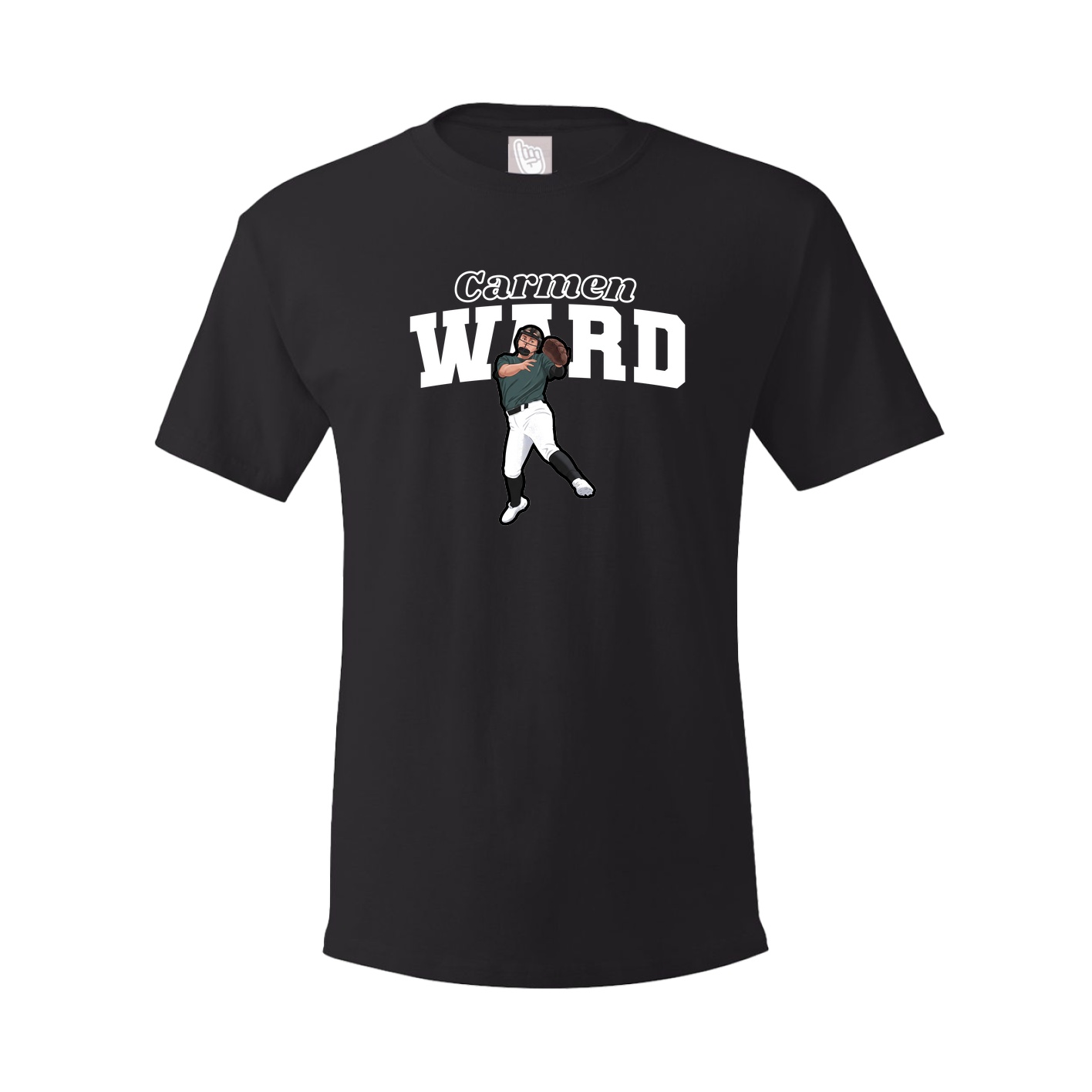 Youth Tee — Name Arch in Black