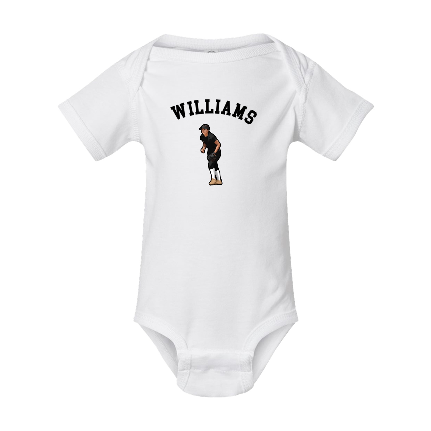 Baby Onesie — Shirsey Arch in White