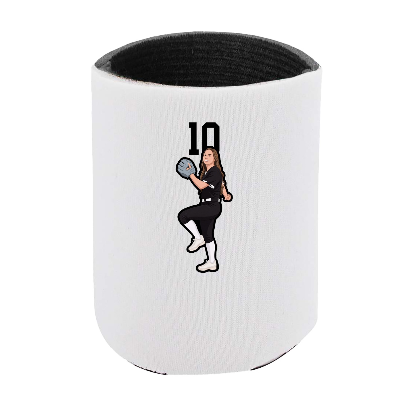 Can Holder — Number Top in White