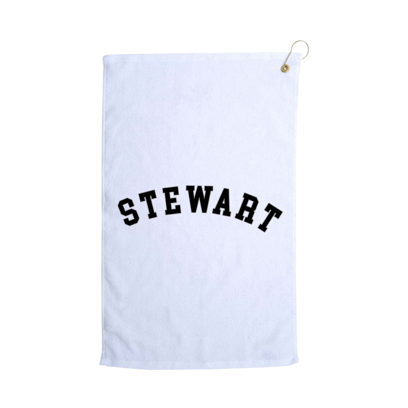 Golf Towel — Shirsey Arch in White