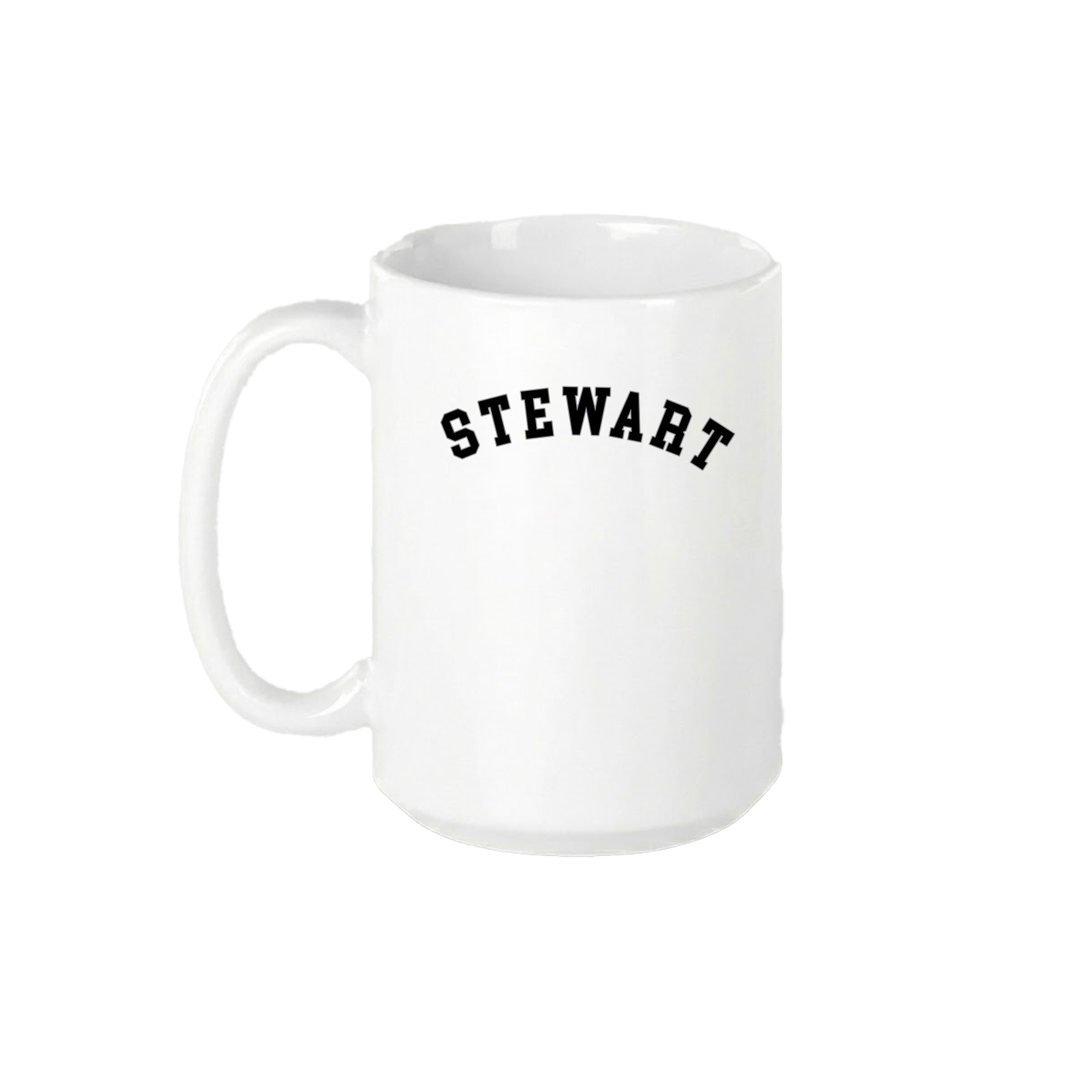 15oz Coffee Mug — Shirsey Arch in White