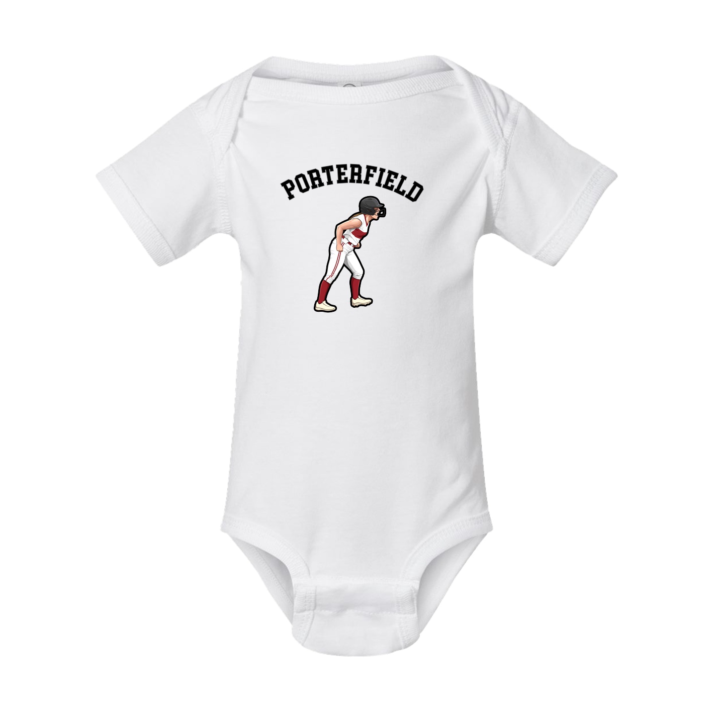 Baby Onesie — Shirsey Arch in White