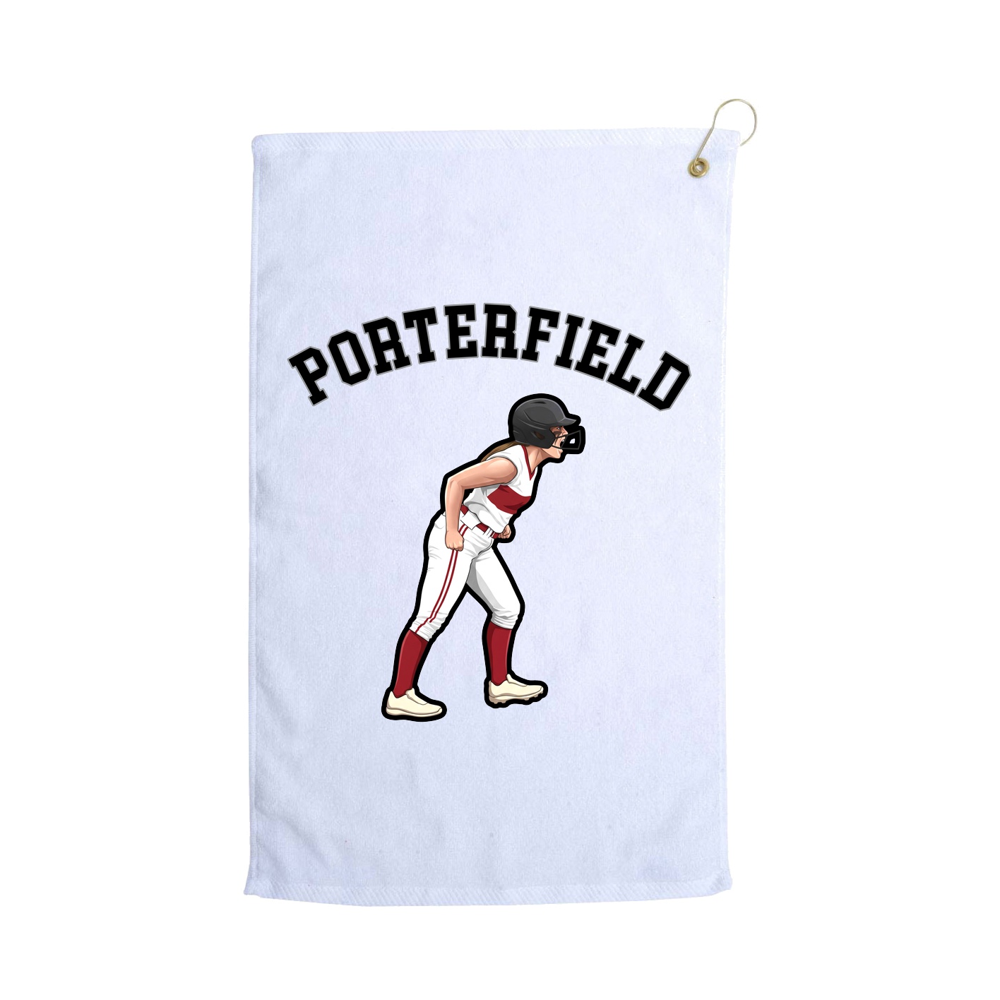 Golf Towel — Shirsey Arch in White