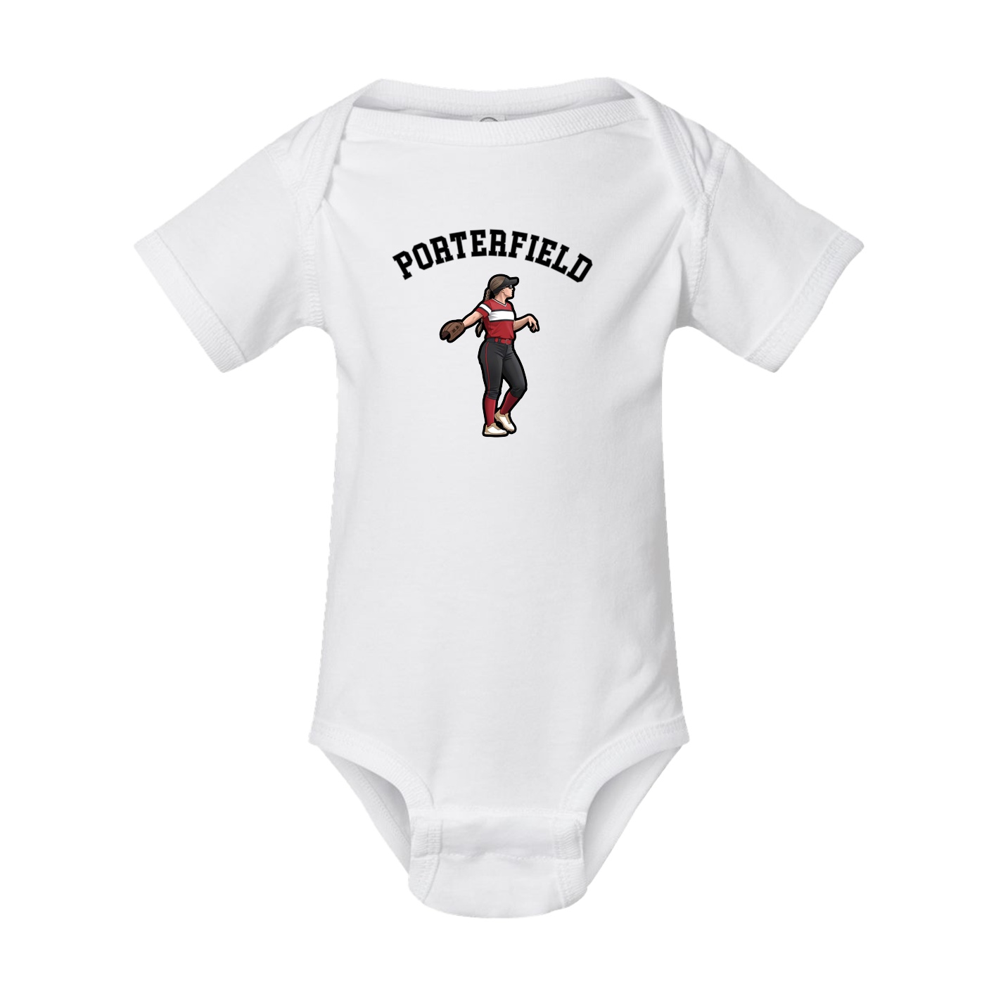 Baby Onesie — Shirsey Arch in White