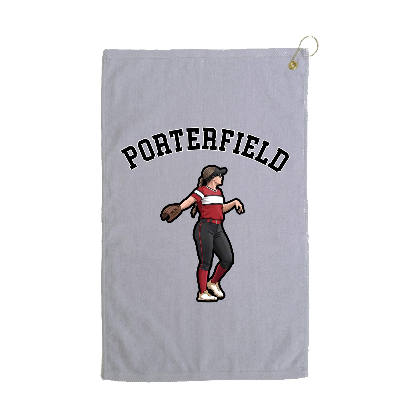 Golf Towel — Shirsey Arch in Grey