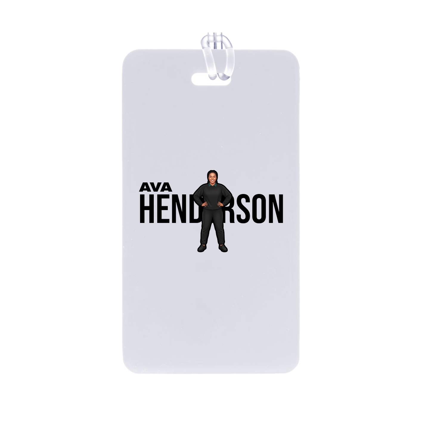 Bag Tag — Player Name in Classic