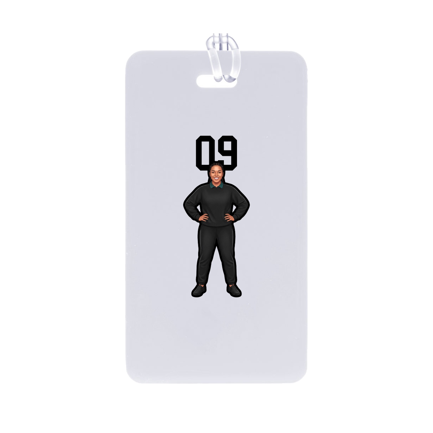Bag Tag — Number Top in Classic