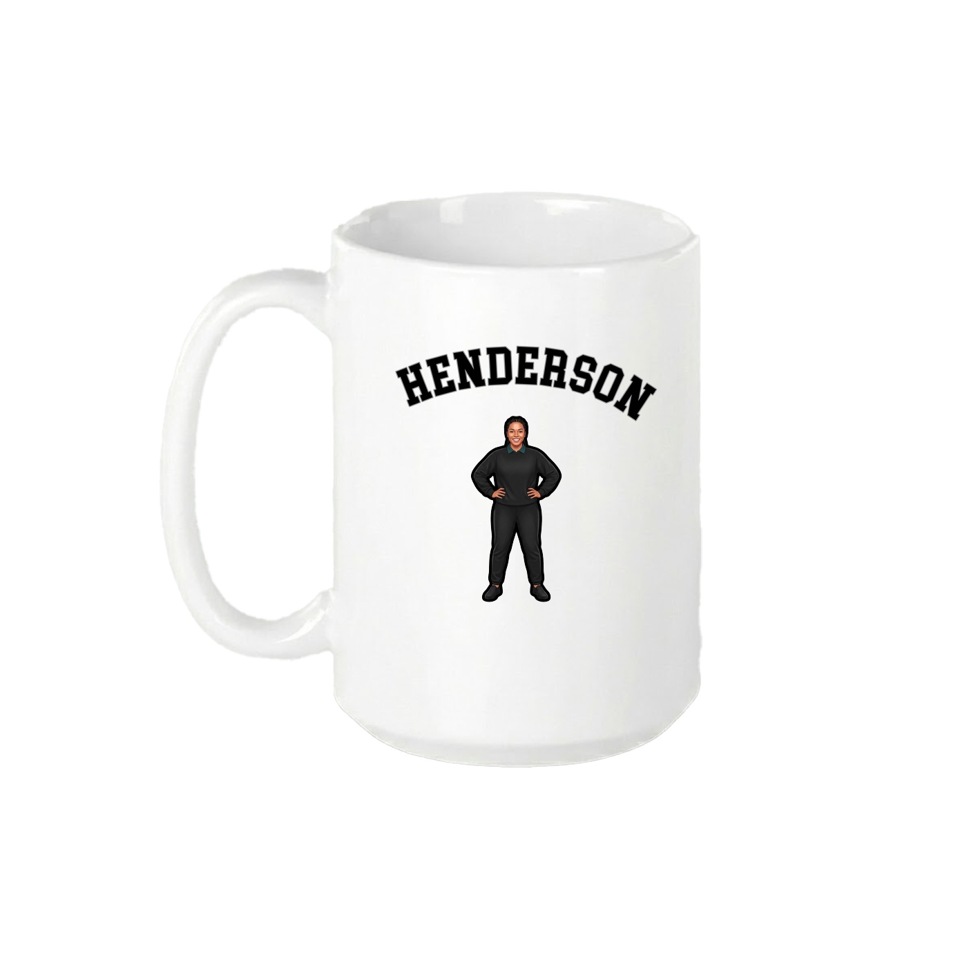 15oz Coffee Mug — Shirsey Arch in White