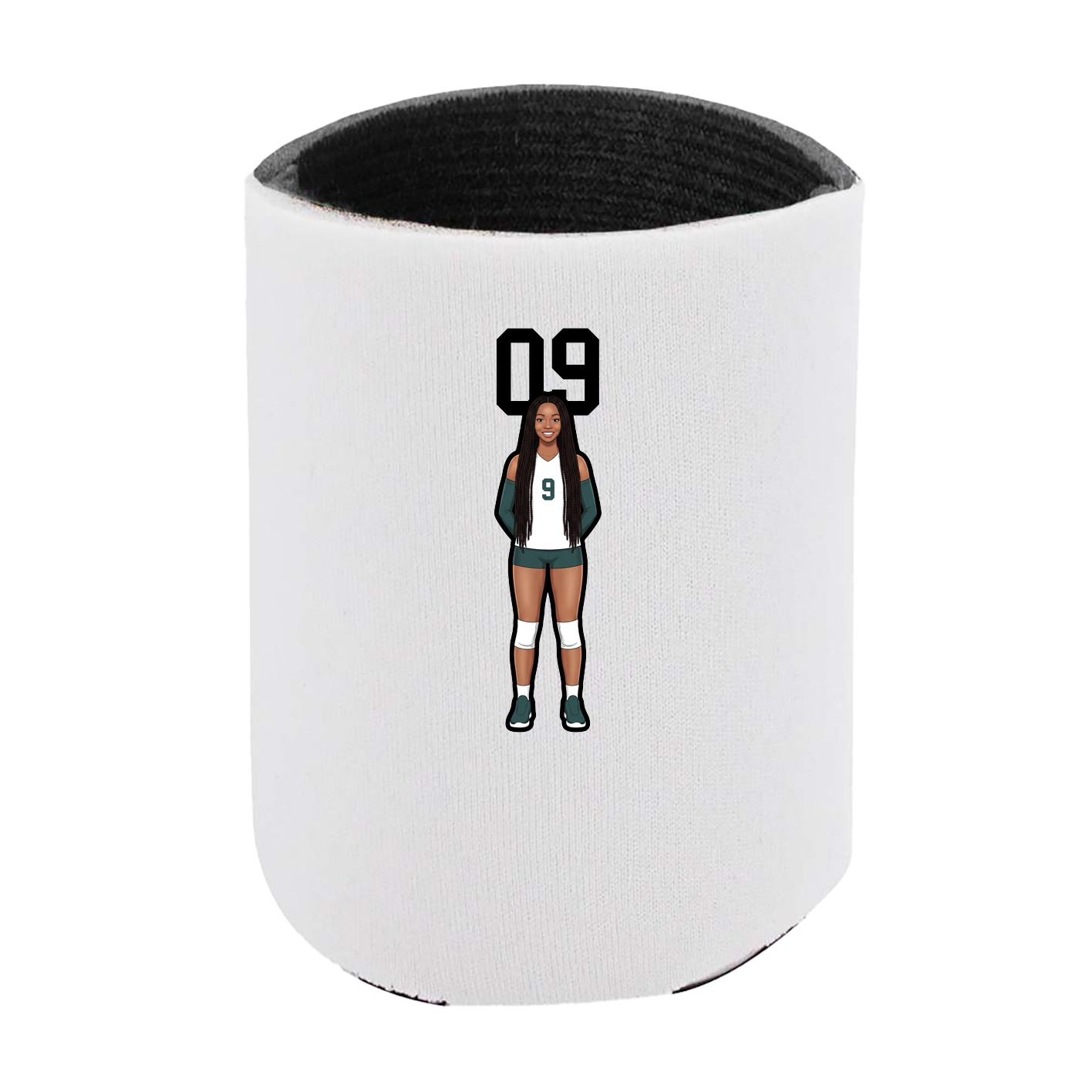 Can Holder — Number Top in White