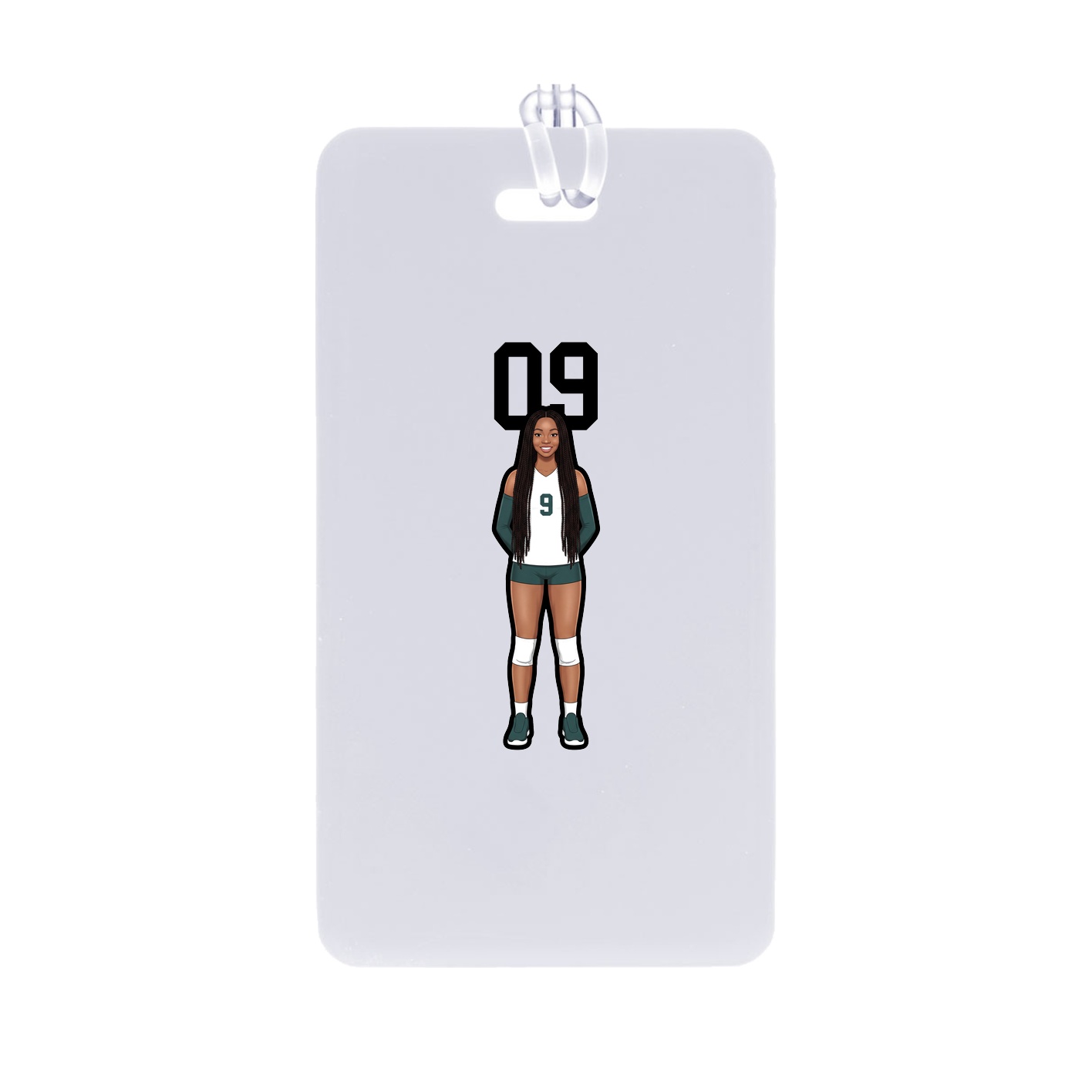 Bag Tag — Number Top in Classic