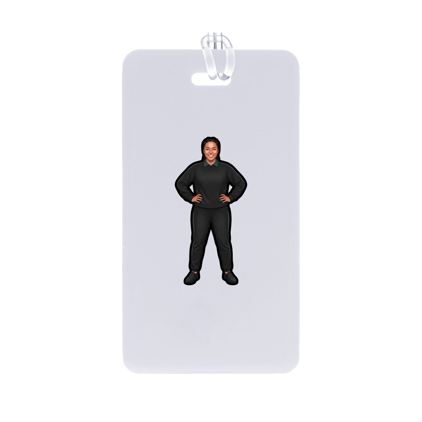 Bag Tag — Name Vertical in Classic