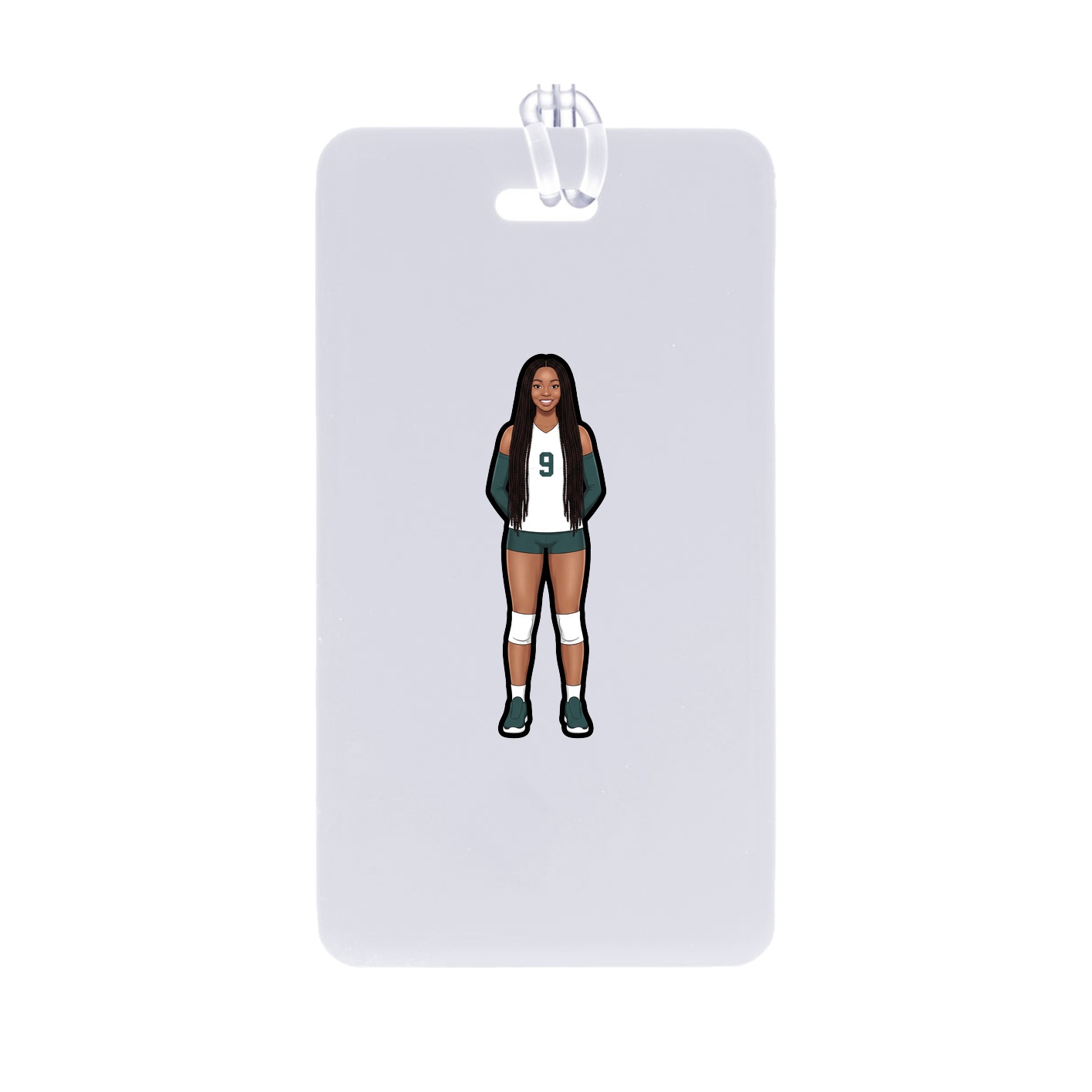 Bag Tag — Name Vertical in Classic