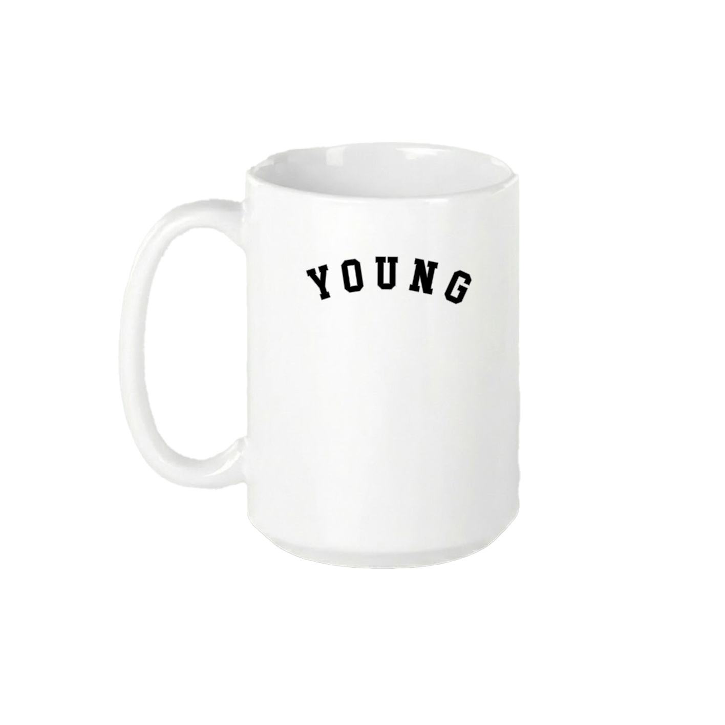 15oz Coffee Mug — Shirsey Arch in White