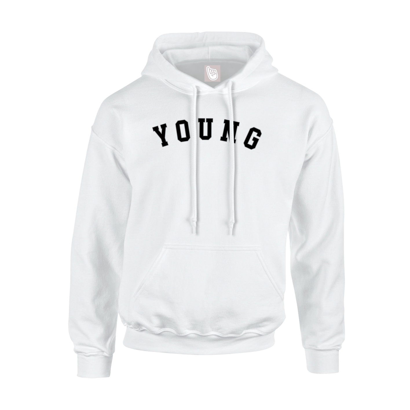 Hoodie — Shirsey Arch in White