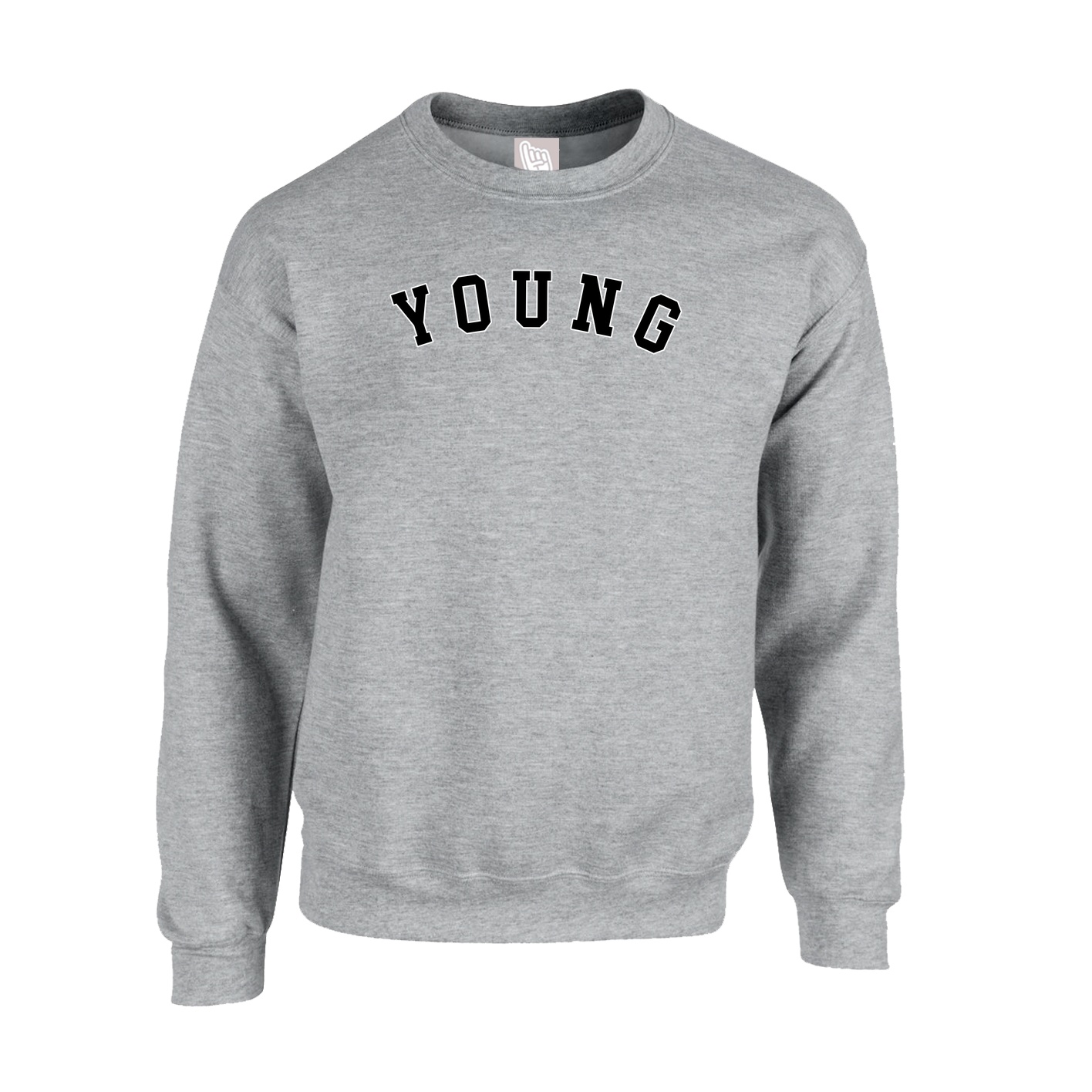 Fleece Crew — Shirsey Arch in Grey