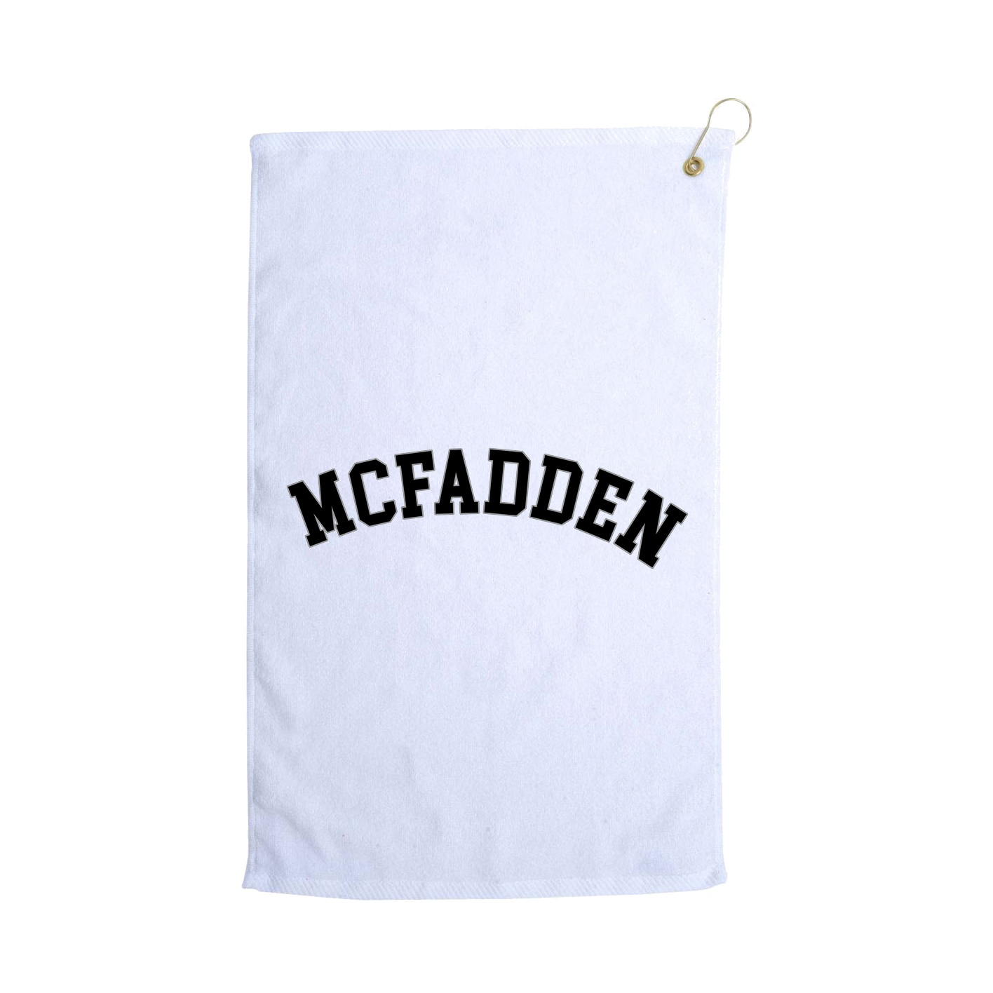 Golf Towel — Shirsey Arch in White