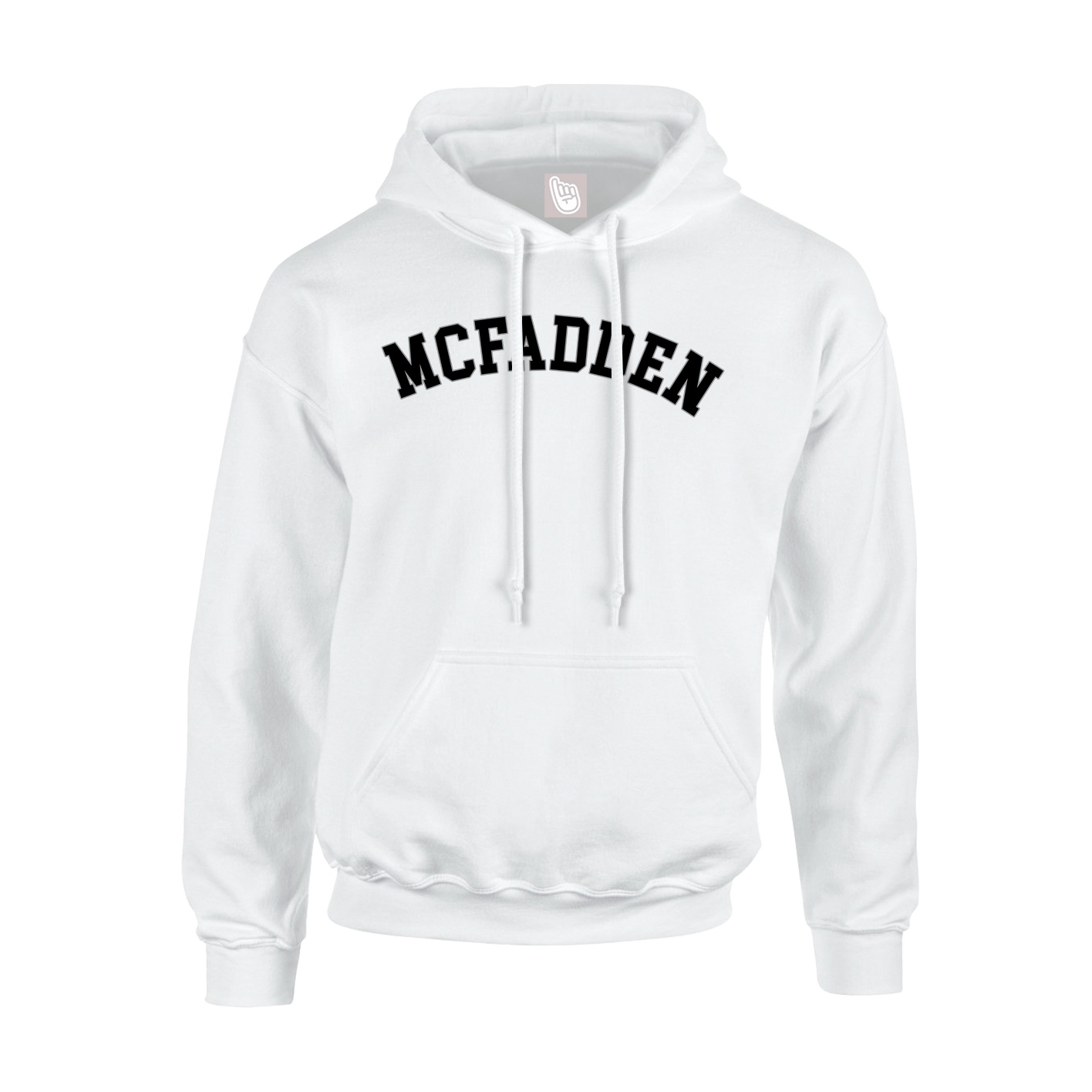 Hoodie — Shirsey Arch in White