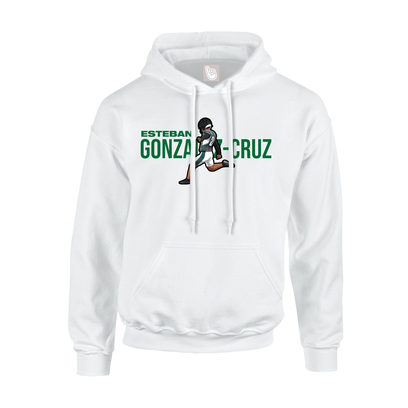 Hoodie — Player Name in White