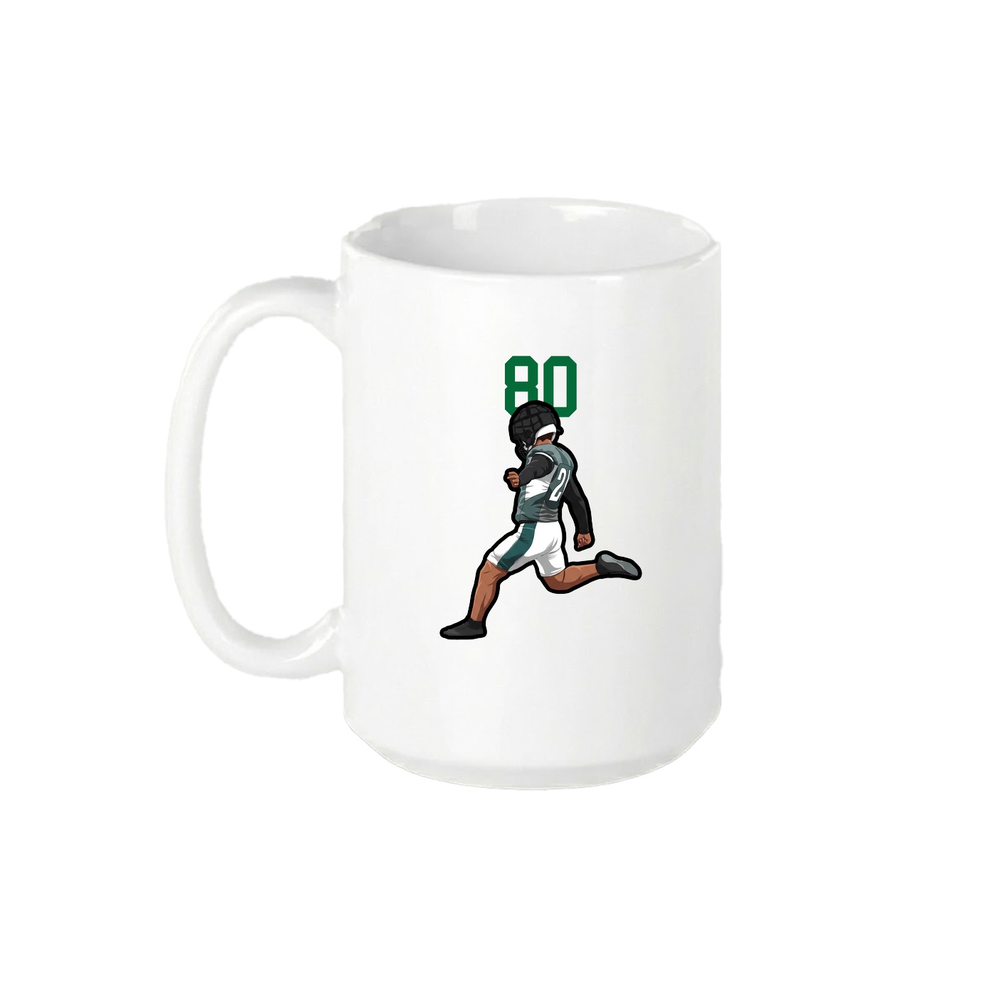 15oz Coffee Mug — Number Top in White