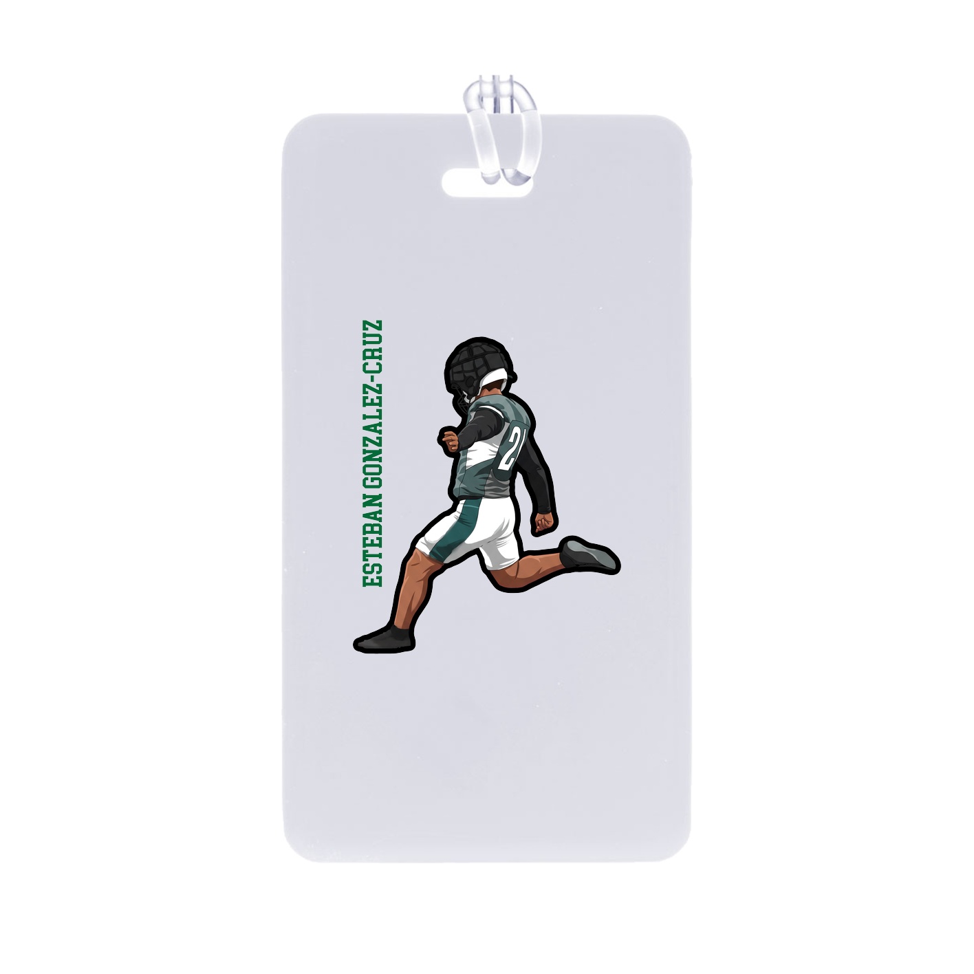 Bag Tag — Name Vertical in Classic