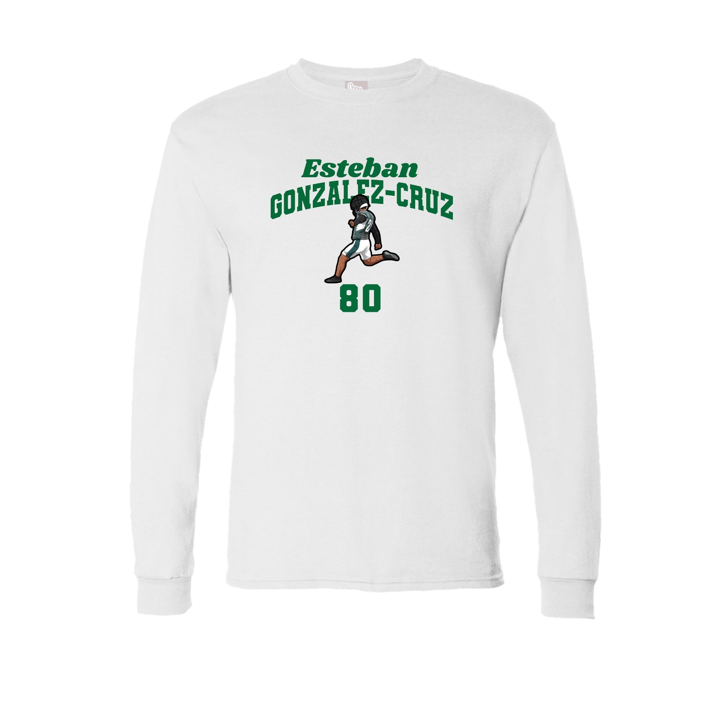 Long Sleeve Tee — Signature Arch in White