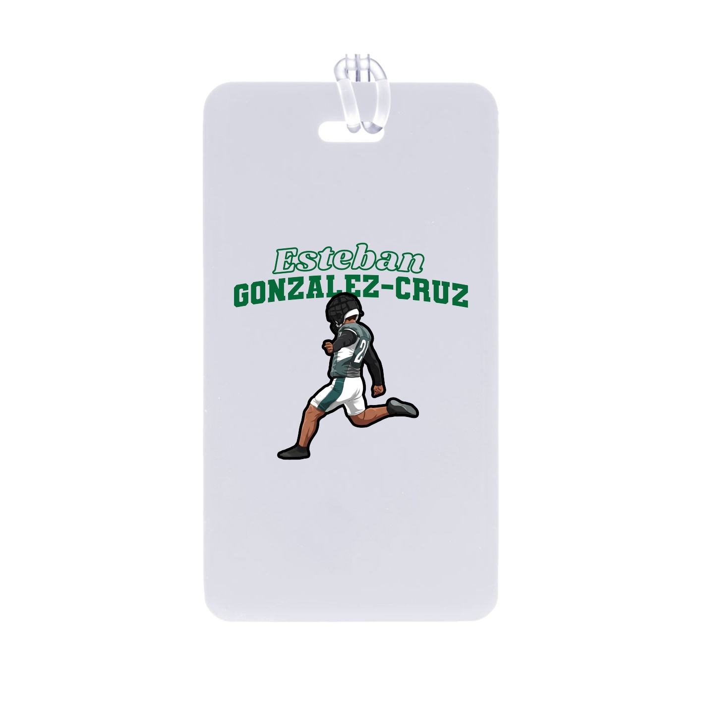 Bag Tag — Name Arch in Classic