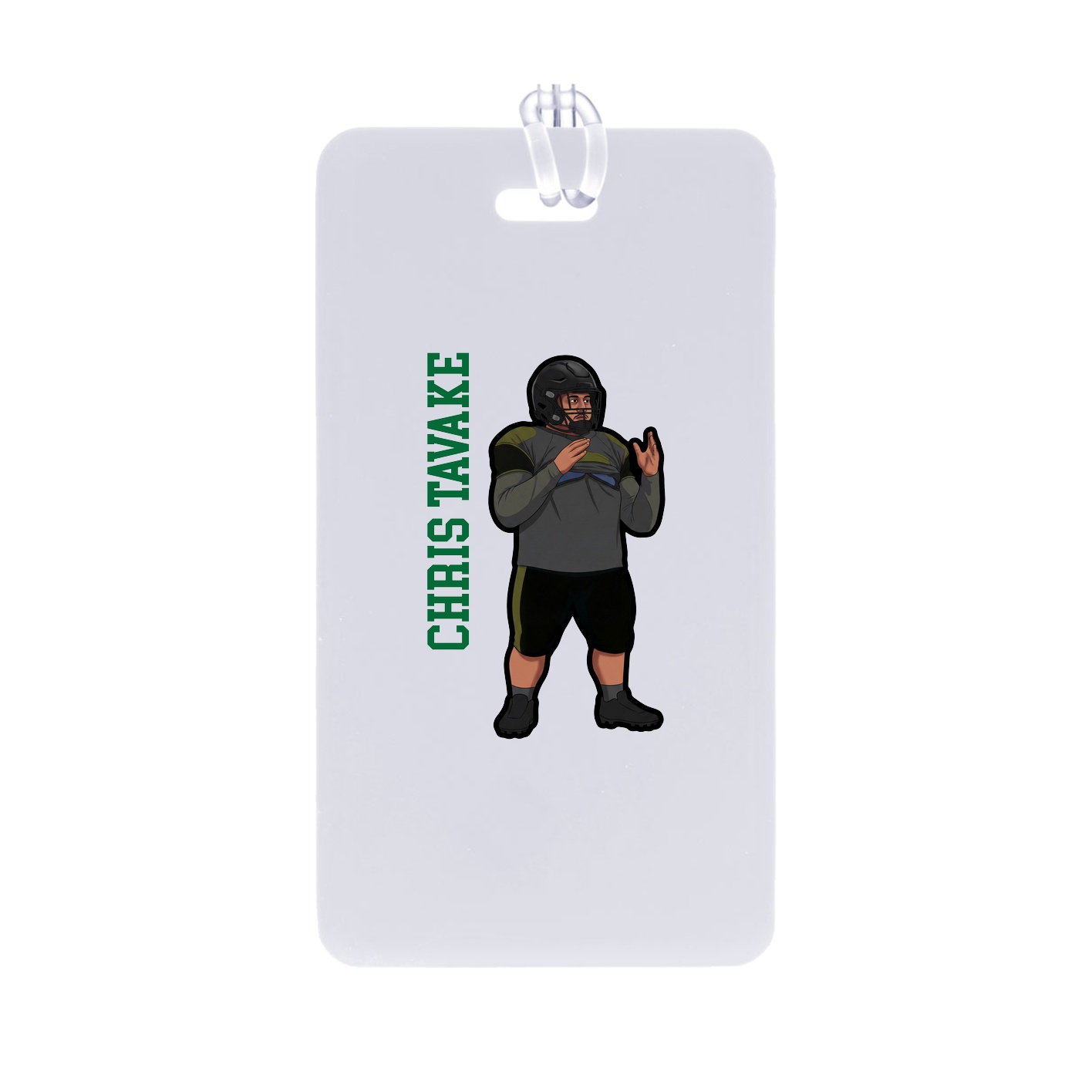 Bag Tag — Name Vertical in Classic