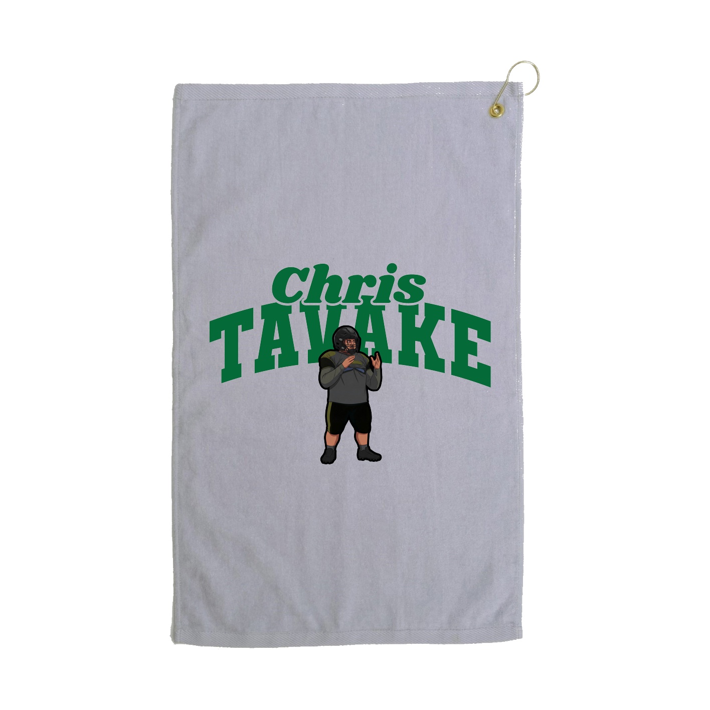 Golf Towel — Signature Arch in Grey
