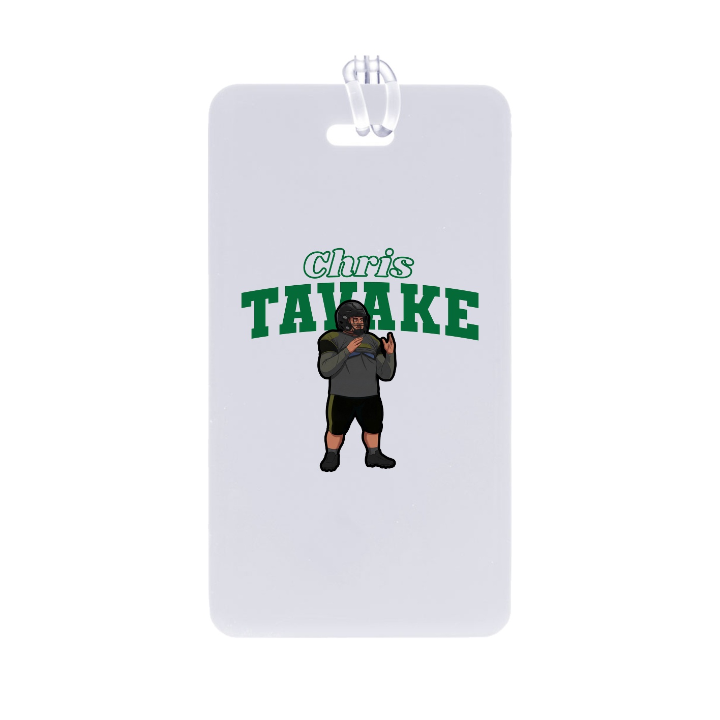 Bag Tag — Name Arch in Classic