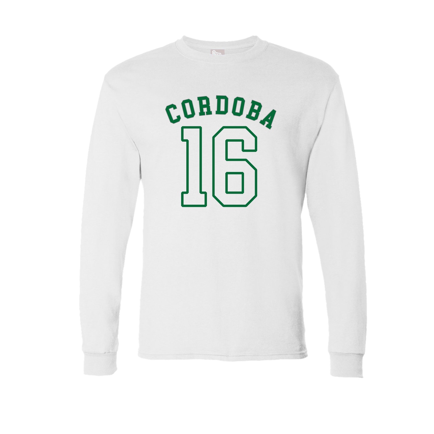Long Sleeve Tee — Shirsey Arch in White