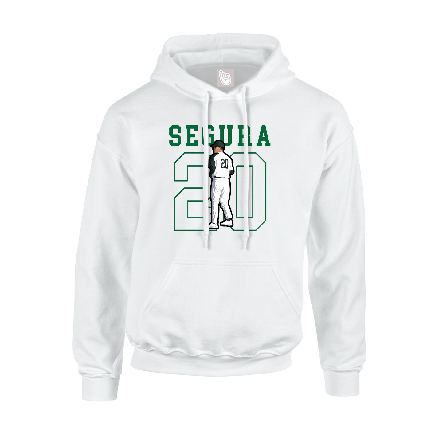 Hoodie — Shirsey in White