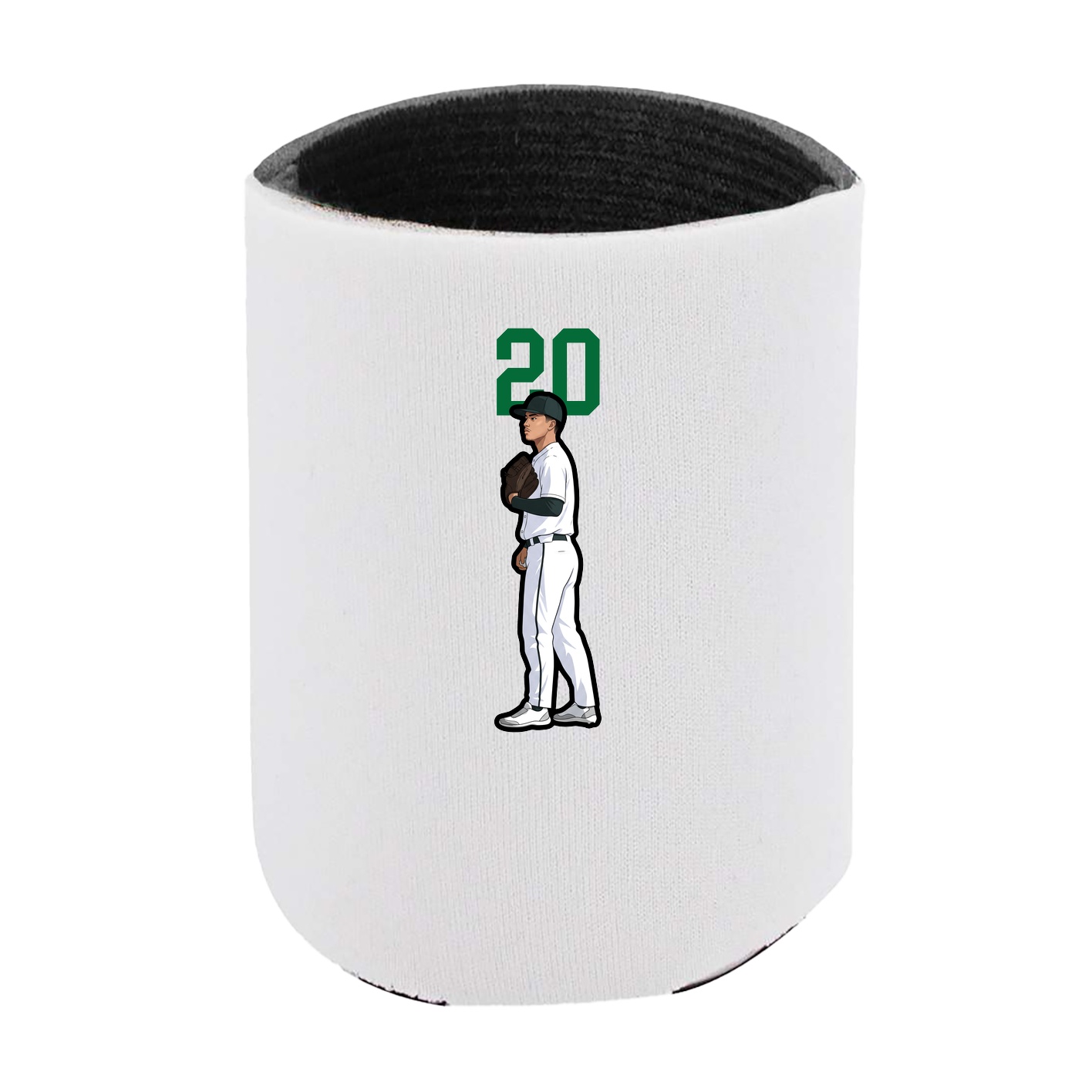 Can Holder — Number Top in White