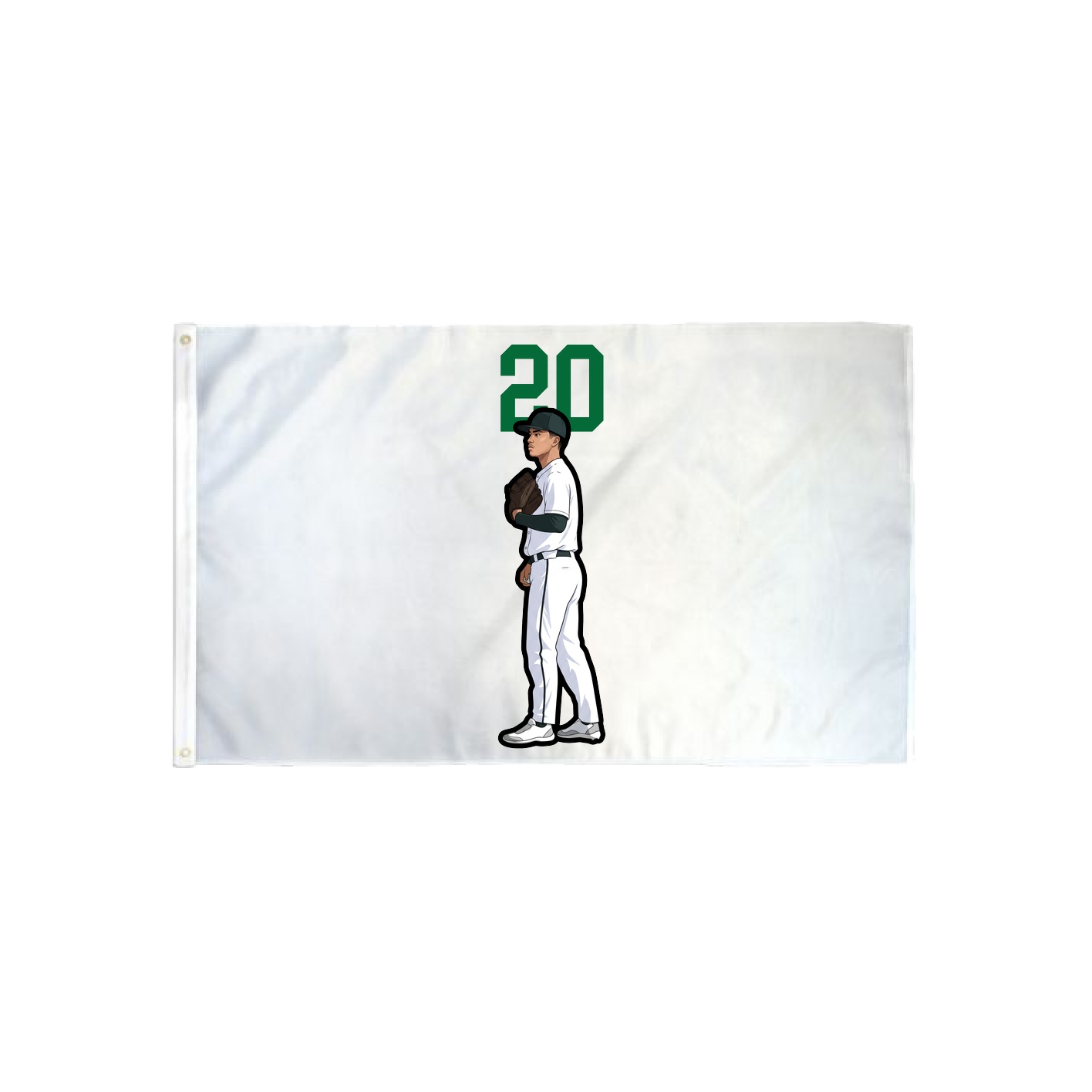3x5 Flag — Number Top in Classic
