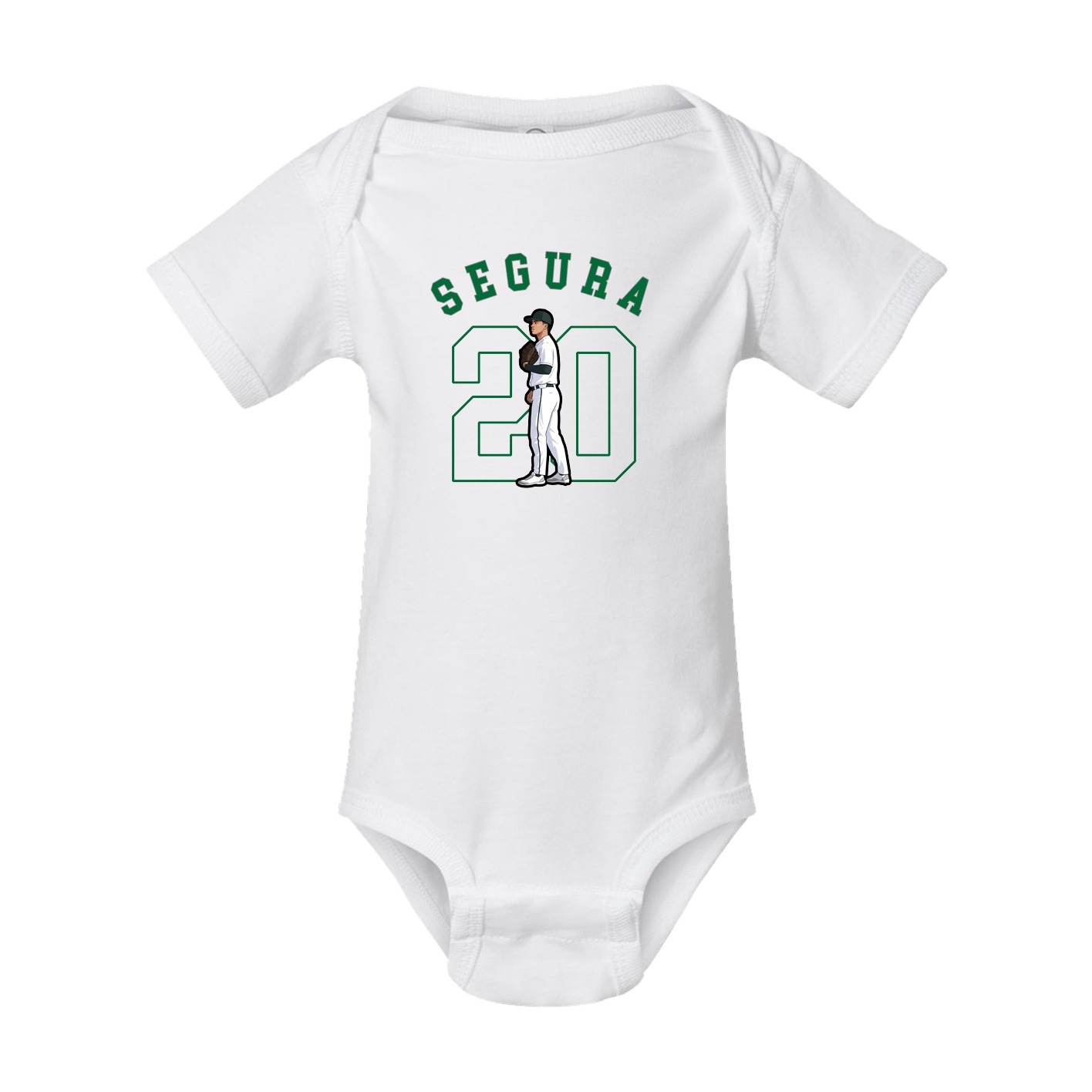 Baby Onesie — Shirsey Arch in White
